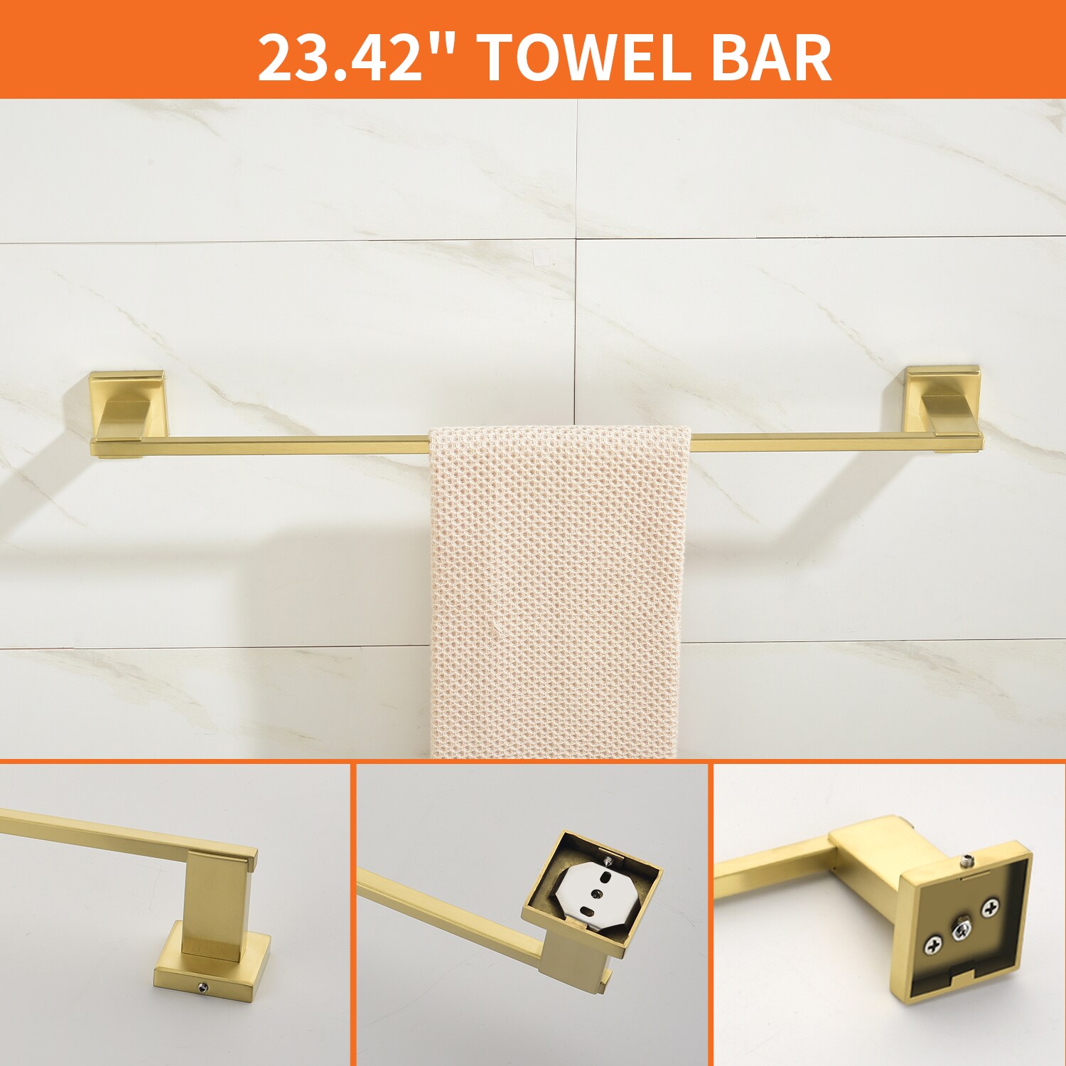 WELLFOR MLZD04DGR Decorative-Bath-Hardware-Kits - View #3