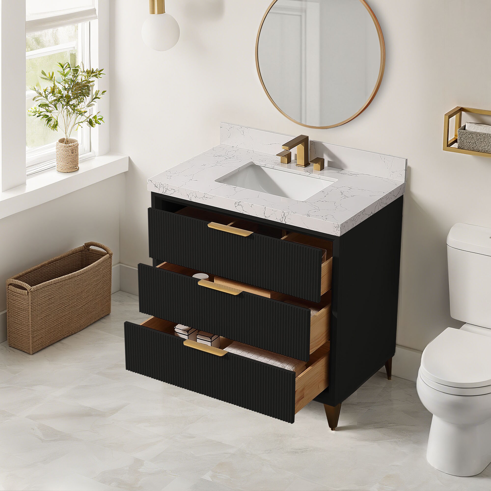 FURUISI LL36001B-36IN Bath-Vanity-Combo - View #3