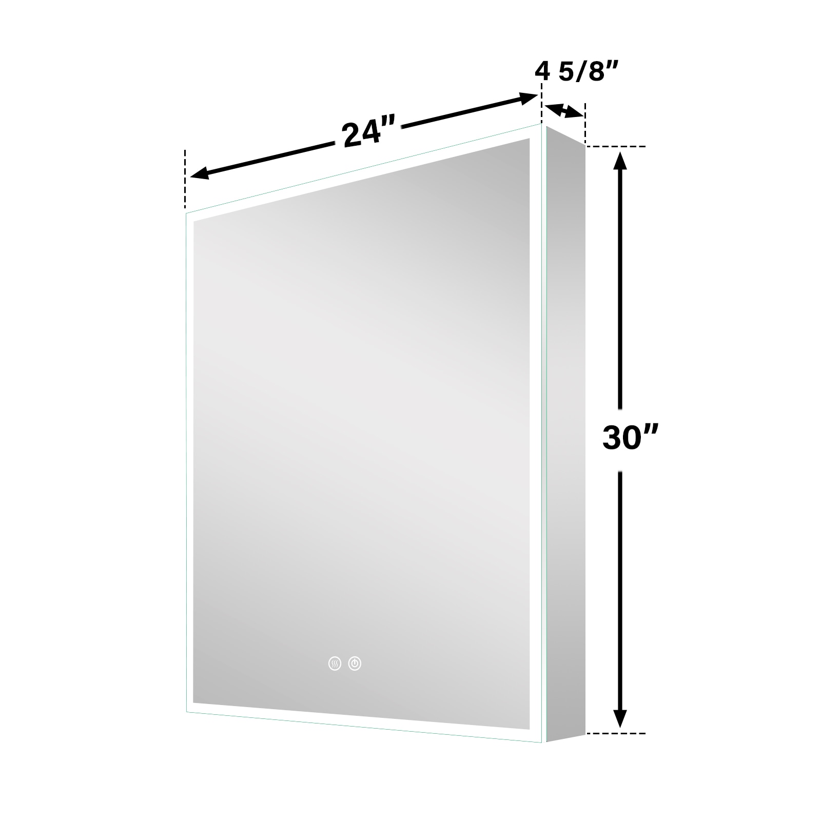 Forclover MEAM-EL2430R Bathroom-Medicine-Cabinets - View #10