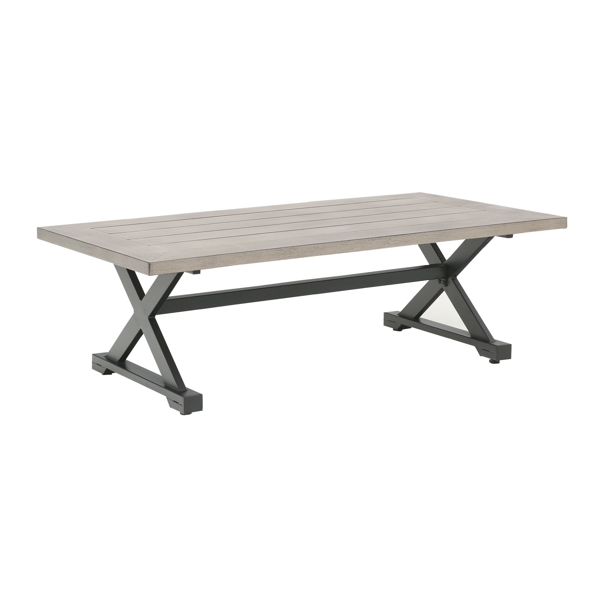 PEAK HOME FURNISHINGS 970453 Coffee Table Rectangle Outdoor Coffee Table 24-in W x 47-in L