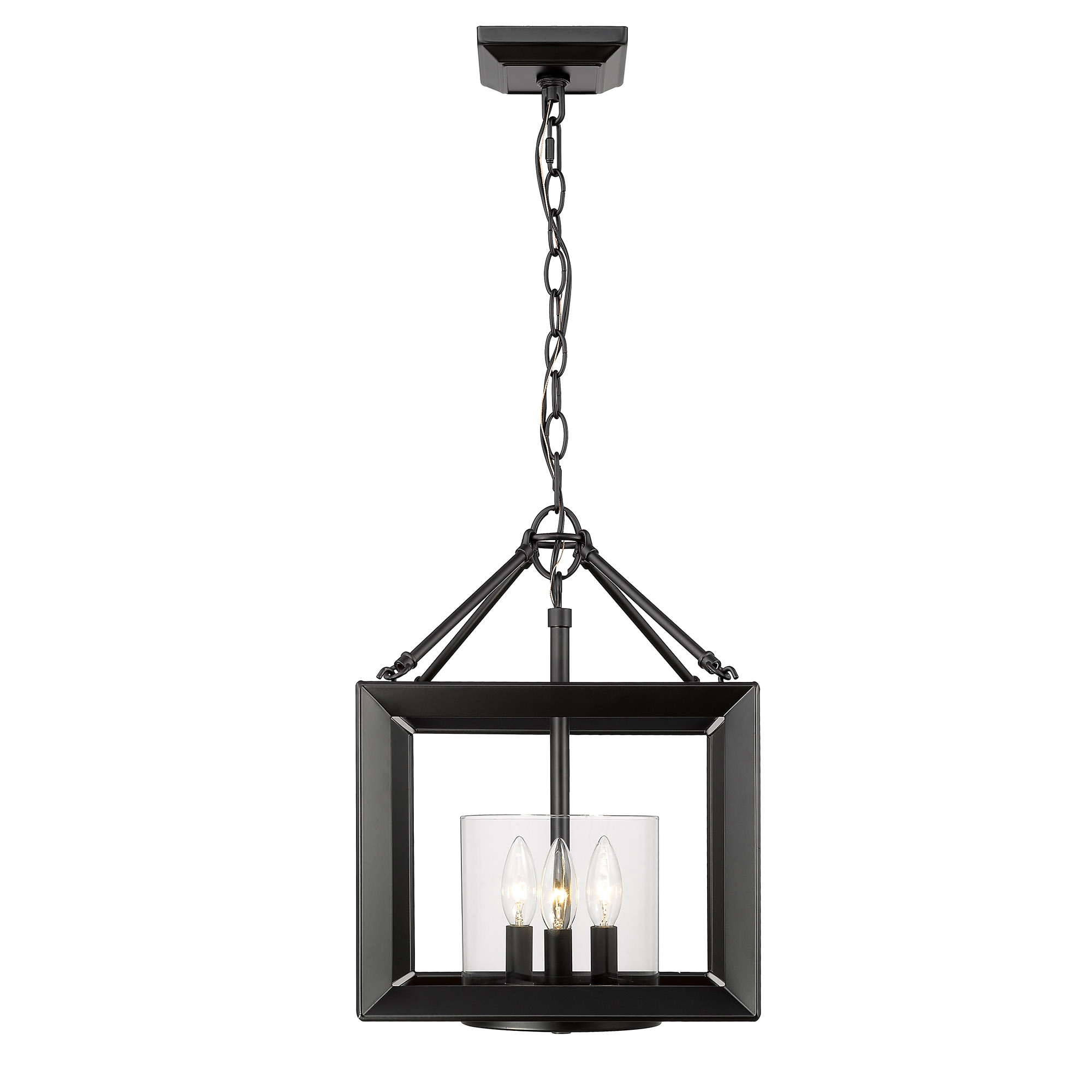 Golden Lighting 2073-M3 BLK-CLR b090015 - View #2