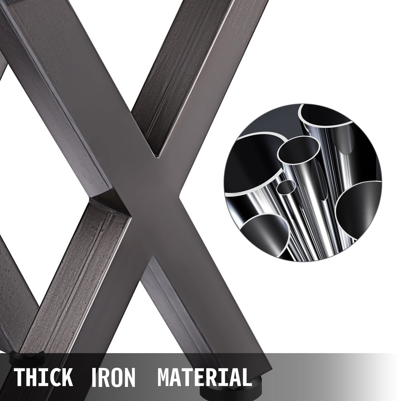 VEVOR SCZTCX720X6000350V0 Wood-Table-Legs - View #2