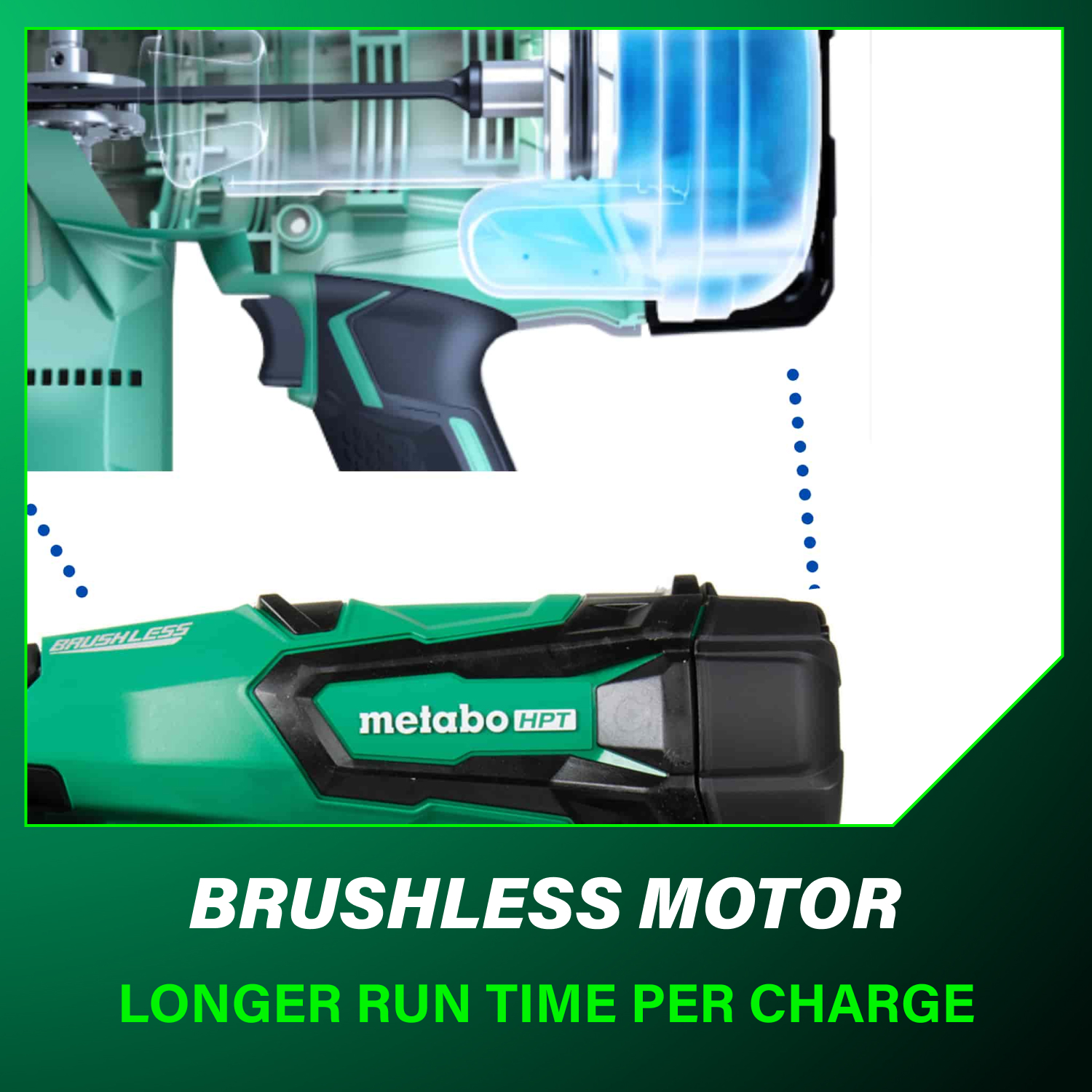 Metabo HPT NR1890DCSTM Cordless-Nailer - View #8