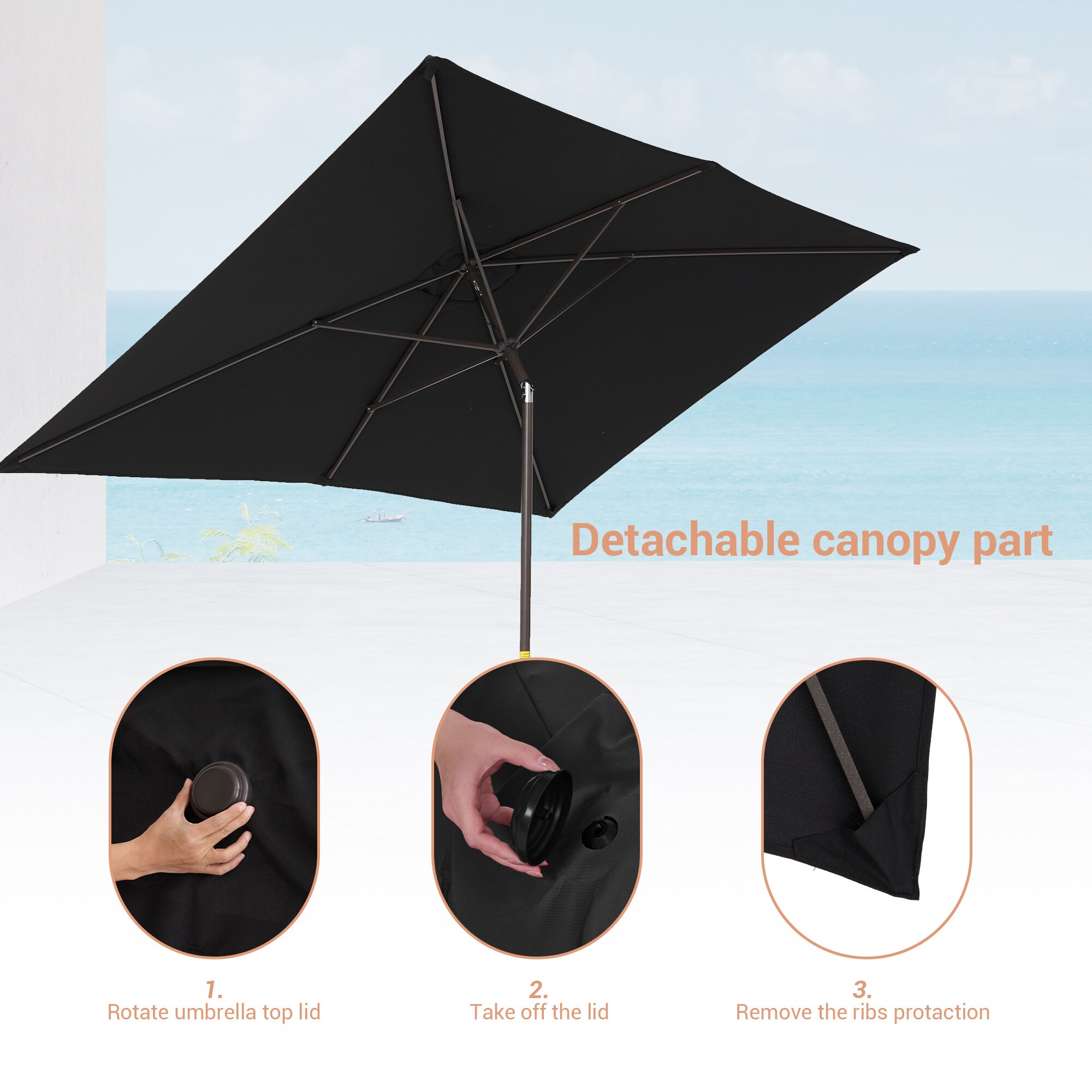 ACEGOSES LW-R16BK Umbrellas-2 - View #3