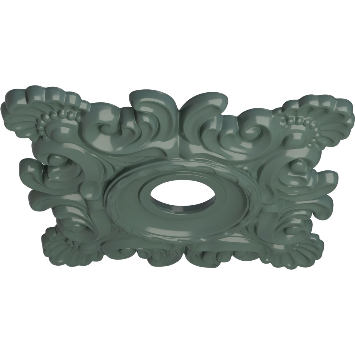 Ekena Millwork CM18CRCBF Ceiling-Medallions - View #2