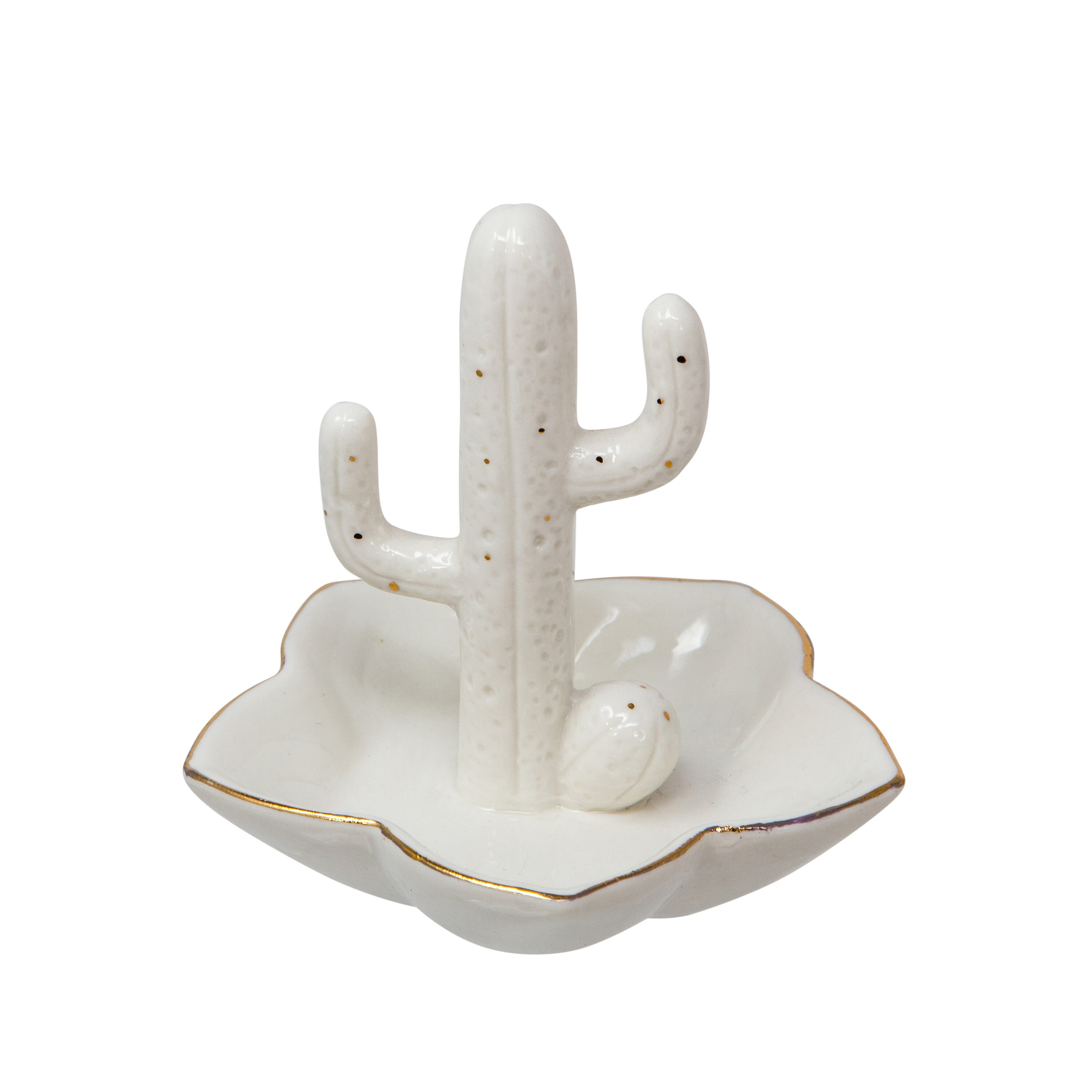 Sagebrook Home 12391-05 White Porcelain Modern Decorative Plate