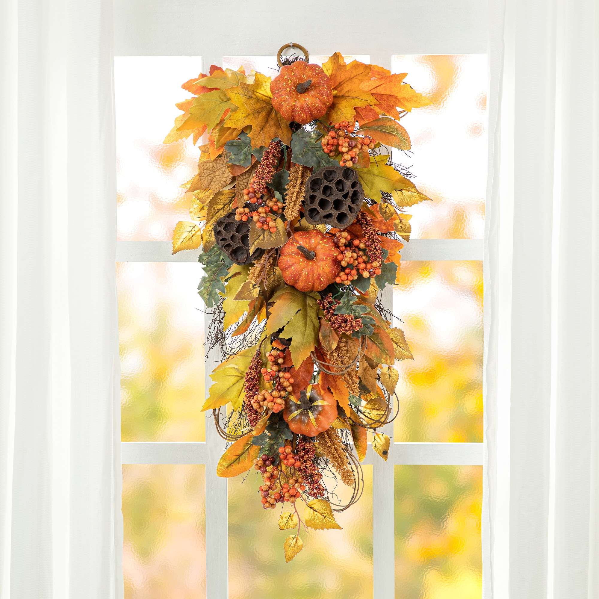 Glitzhome 2019500014 Indoor-Thanksgiving-Decor - View #3