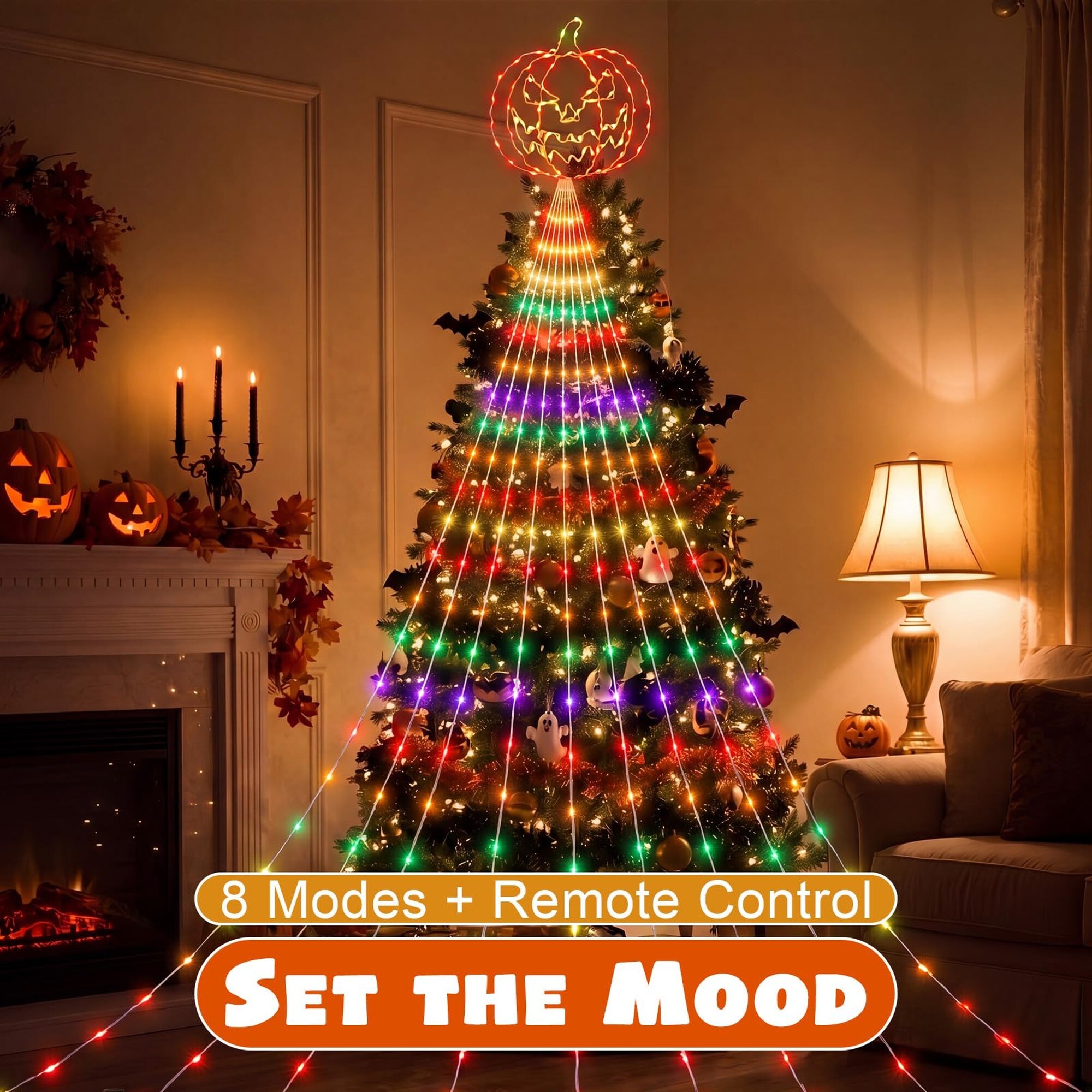 Numhew NHBEN387030 Halloween-String-Lights - View #4