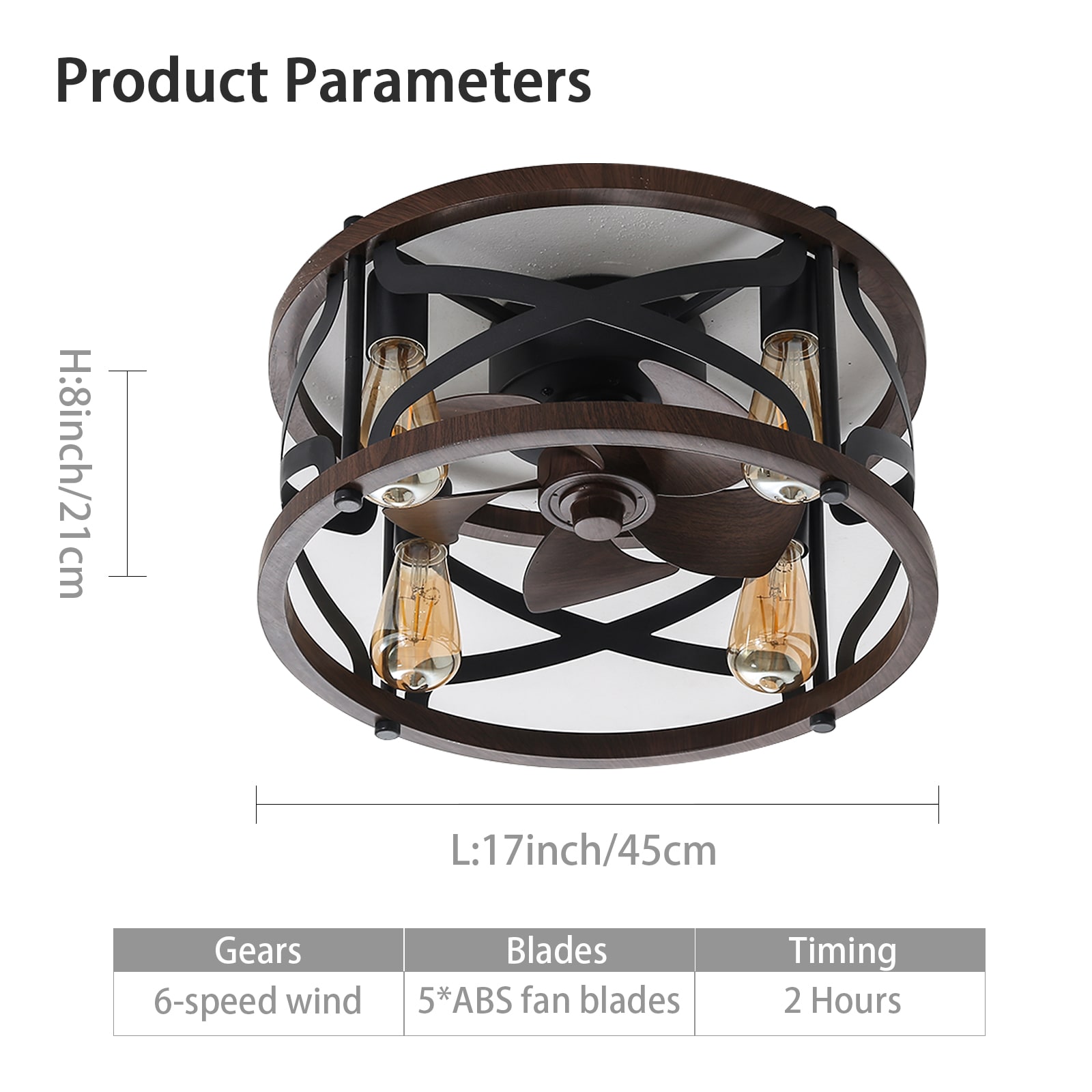Bayfeve BFSHL-15485-CF Ceiling-Fans - View #3