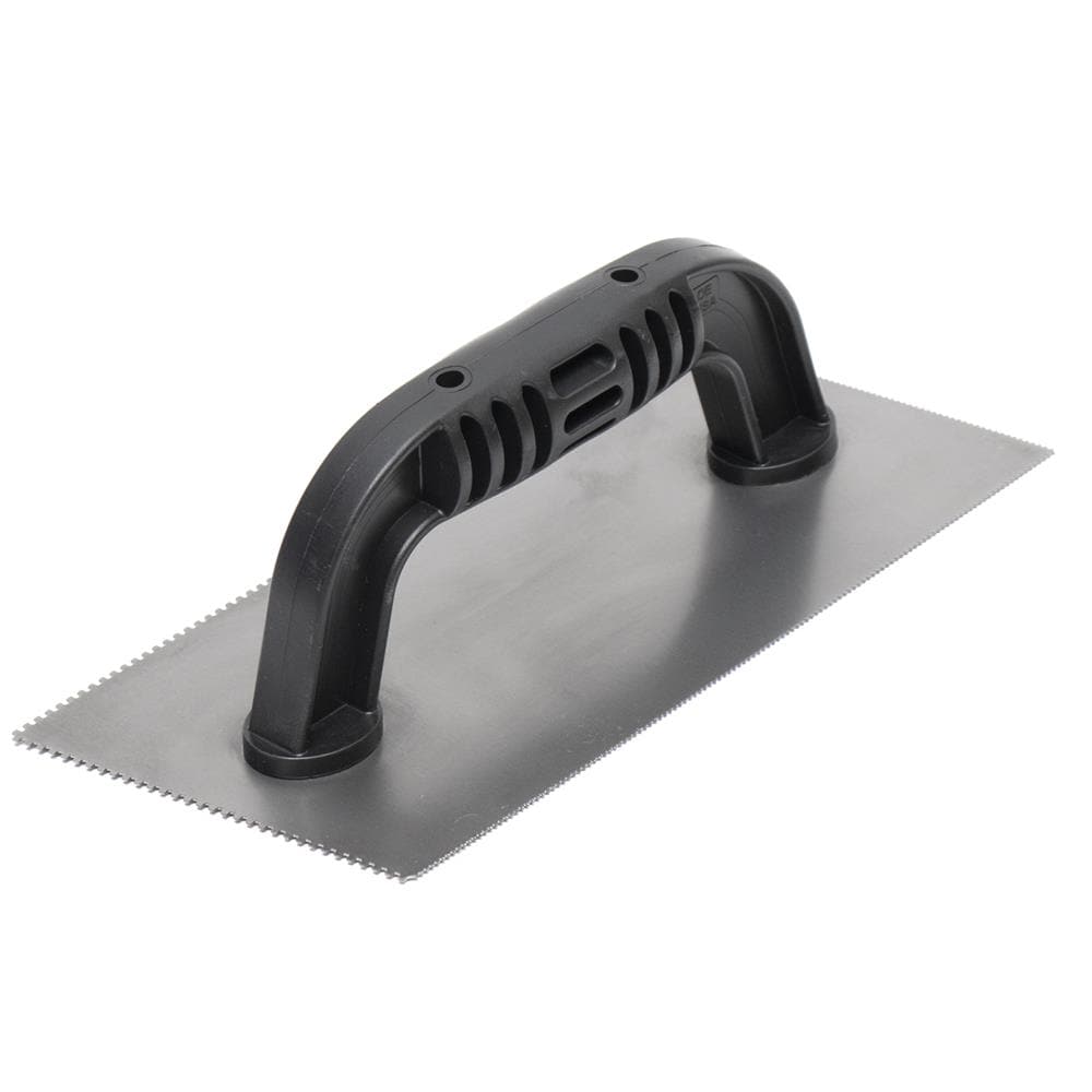 Marshalltown 208 1/16-in x 1/16-in x 1/16-in Ground Steel Square Notch Ceramic Floor Trowel