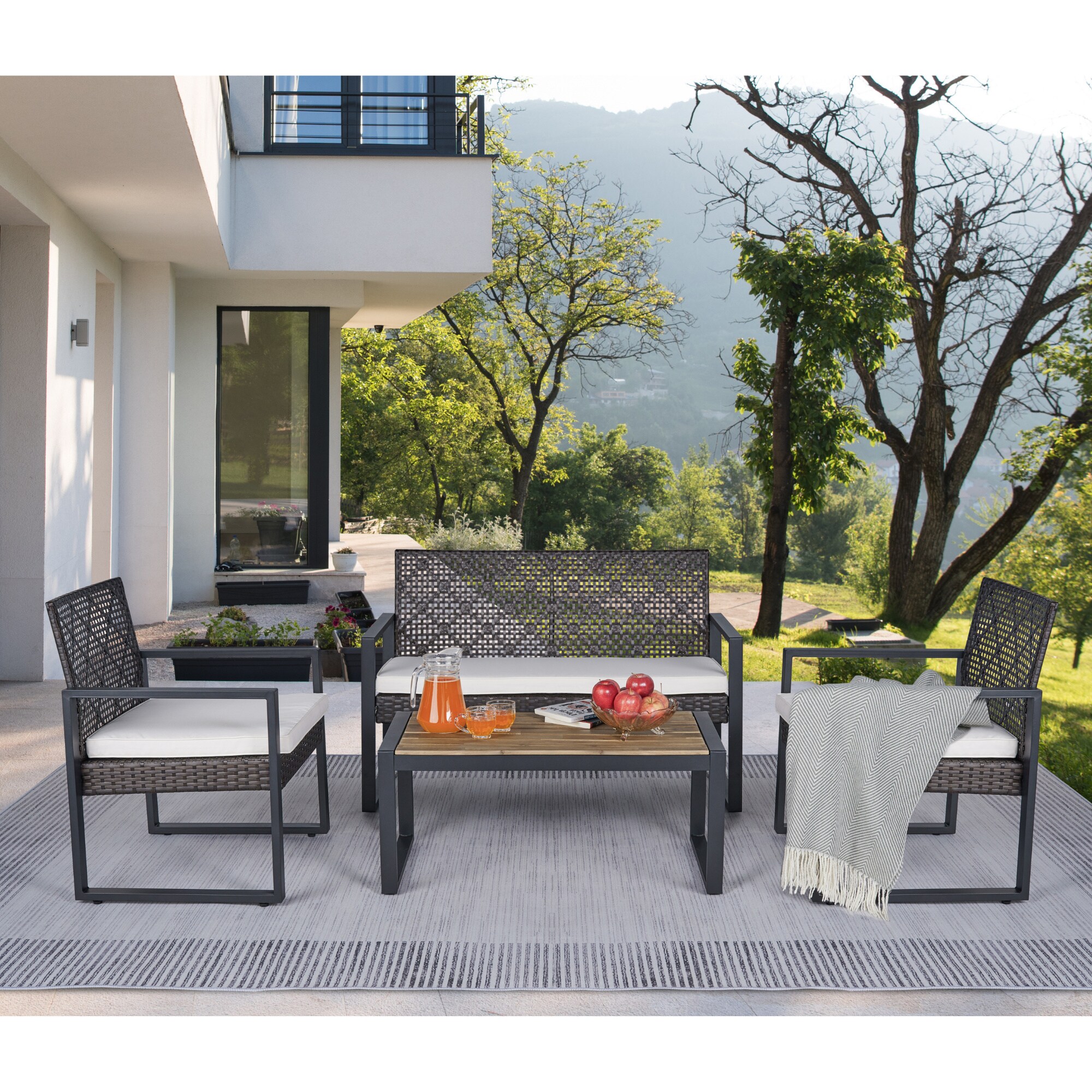 BABOOM BOM-P149819-OR Patio-Conversation-Sets - View #3