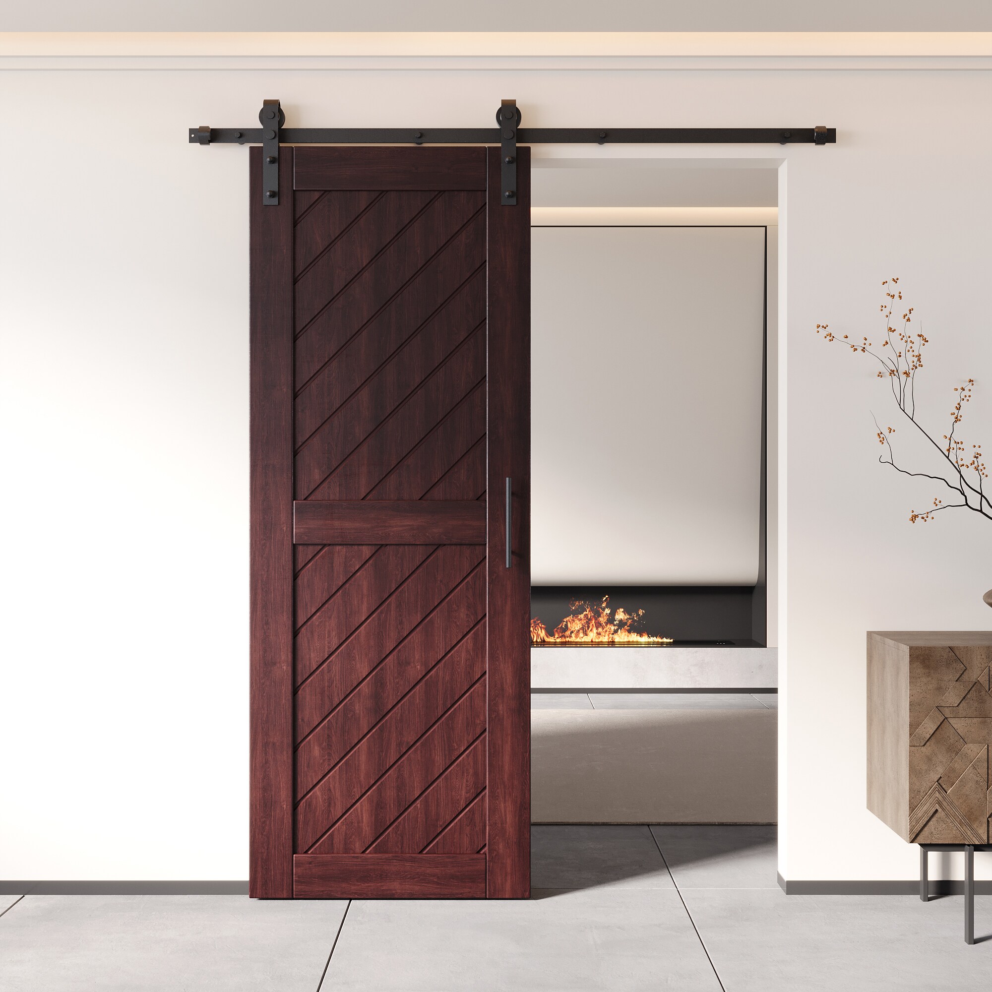 HOMACER YT1H054C-XT1-2680-RD Barn-Doors - View #8