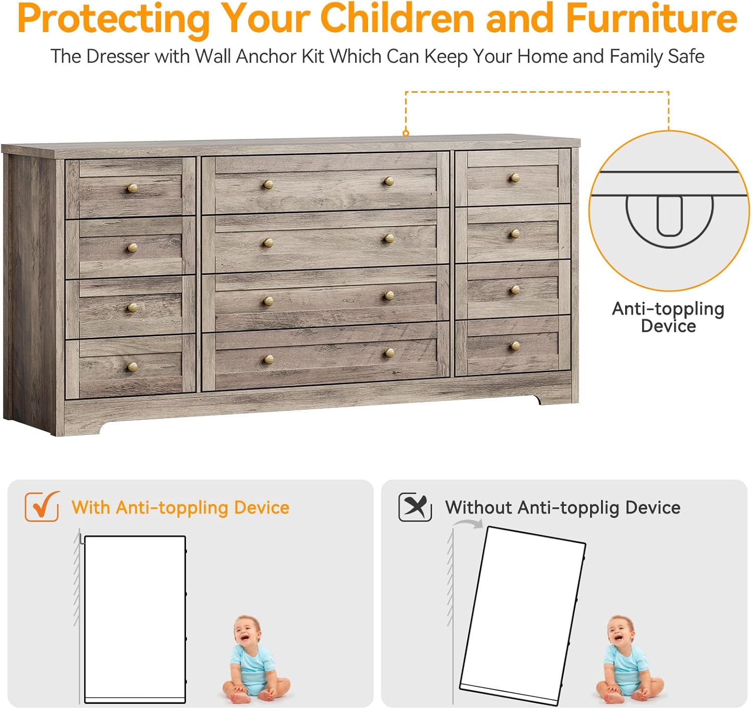 Qeetex LHF-DG-WPO9037 dressers - View #6