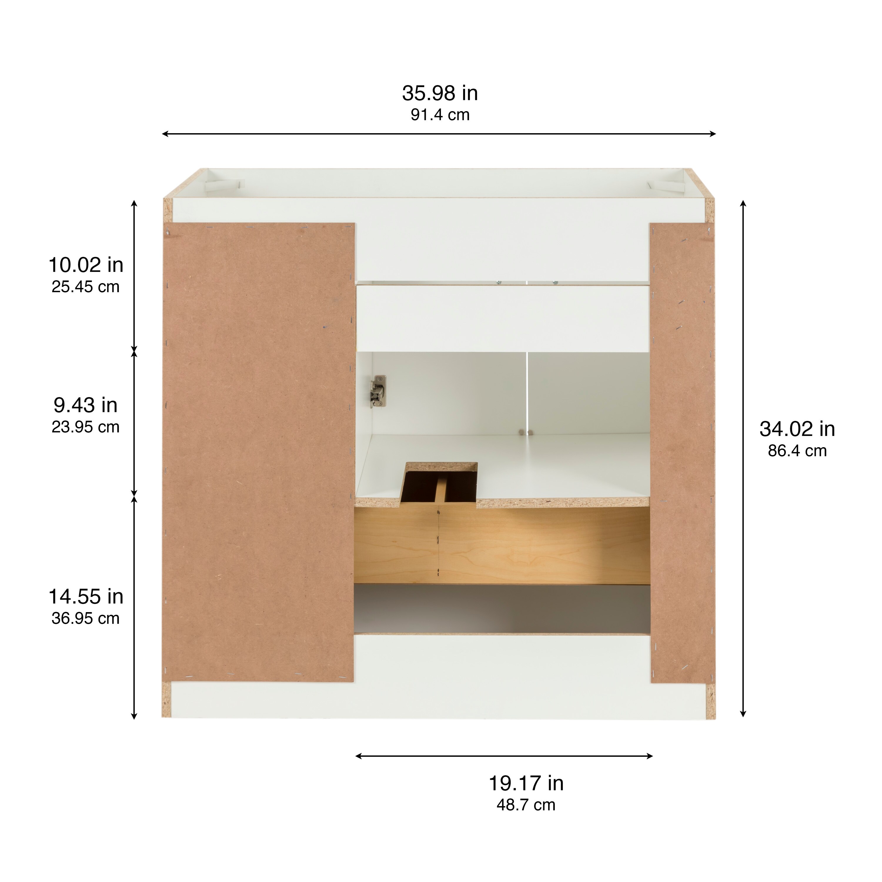 Style Selections ME36P1-WH vanities - View #5
