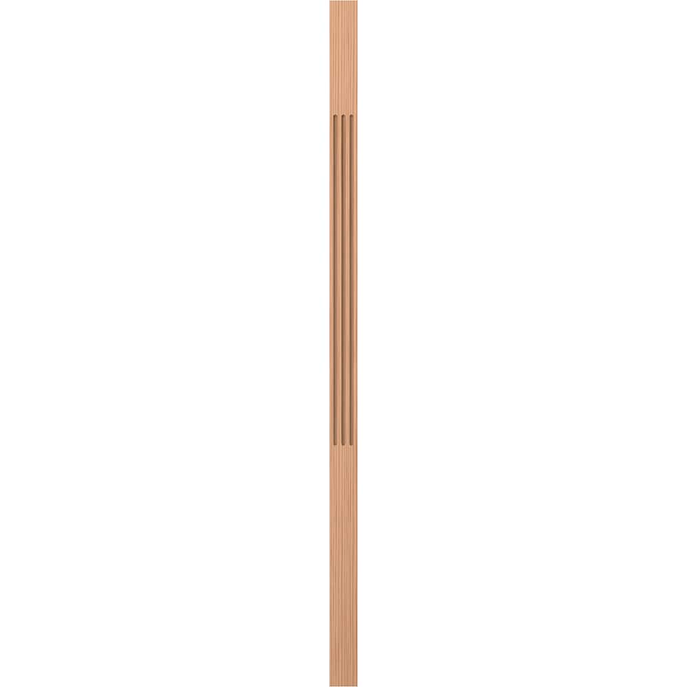 L.J. Smith Stair Systems LJF-5360-AL 42 42-in x 1.75-in Unfinished Alder Square Top Stair Baluster