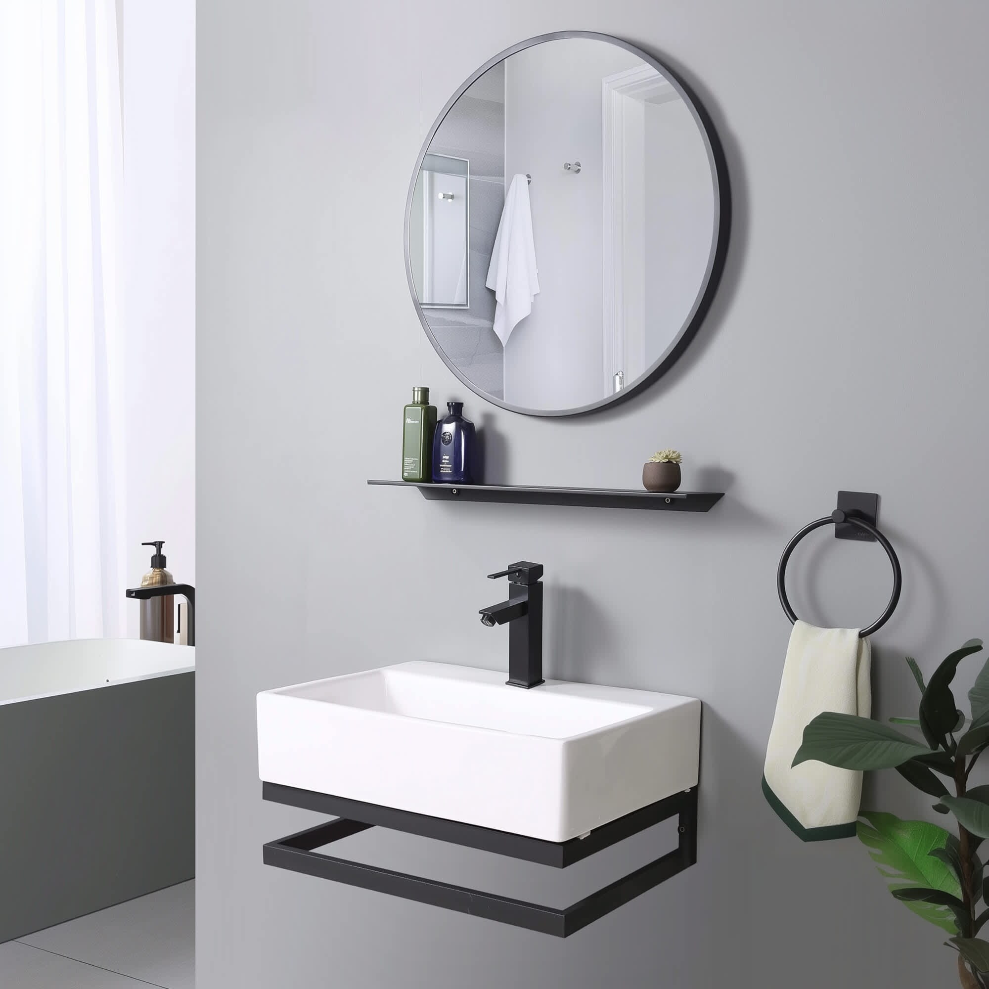Yescom 80PSKST025-F7-ORB-LO Lavatory-Faucets - View #2