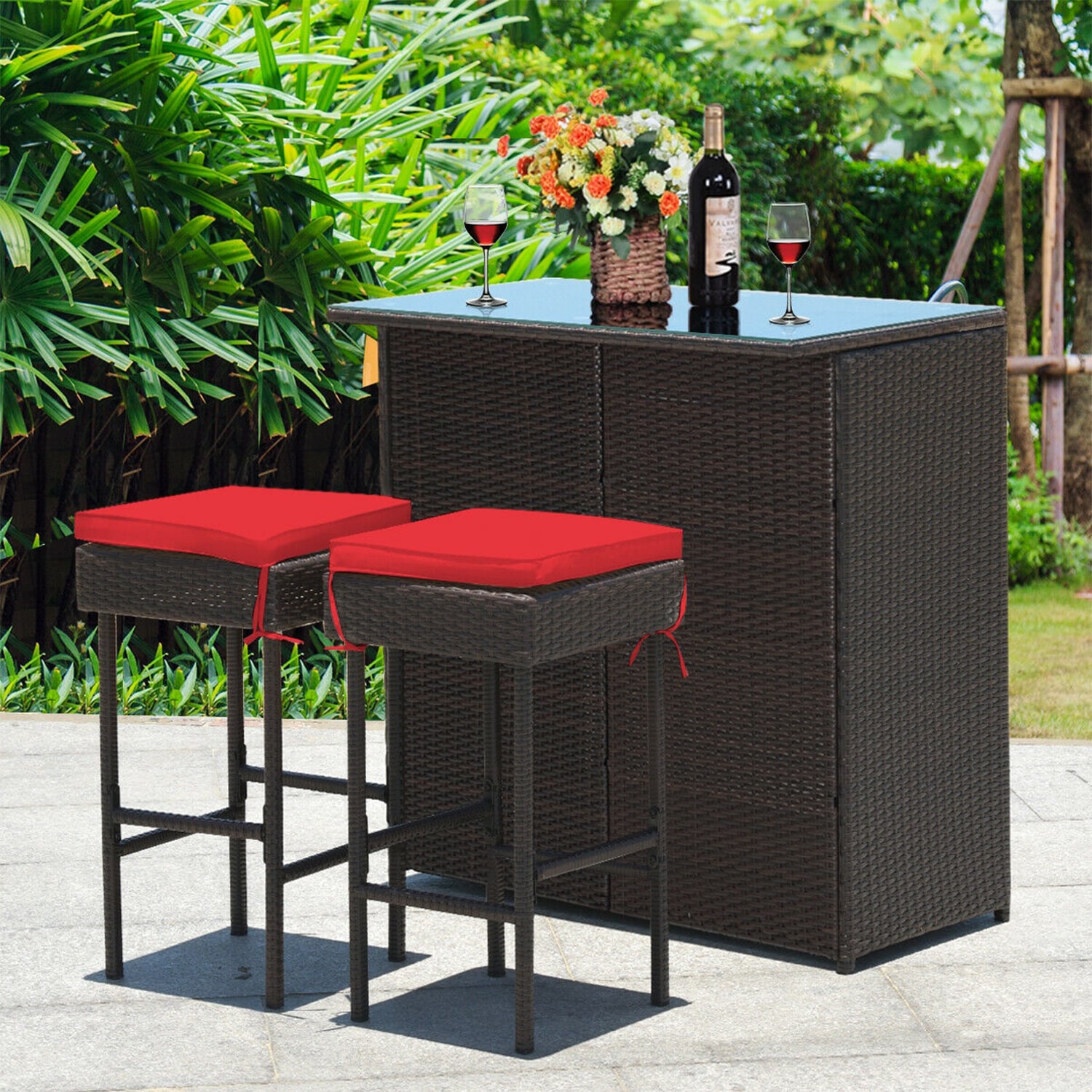 WELLFOR OUG68745RE Patio-Dining-Sets - View #10