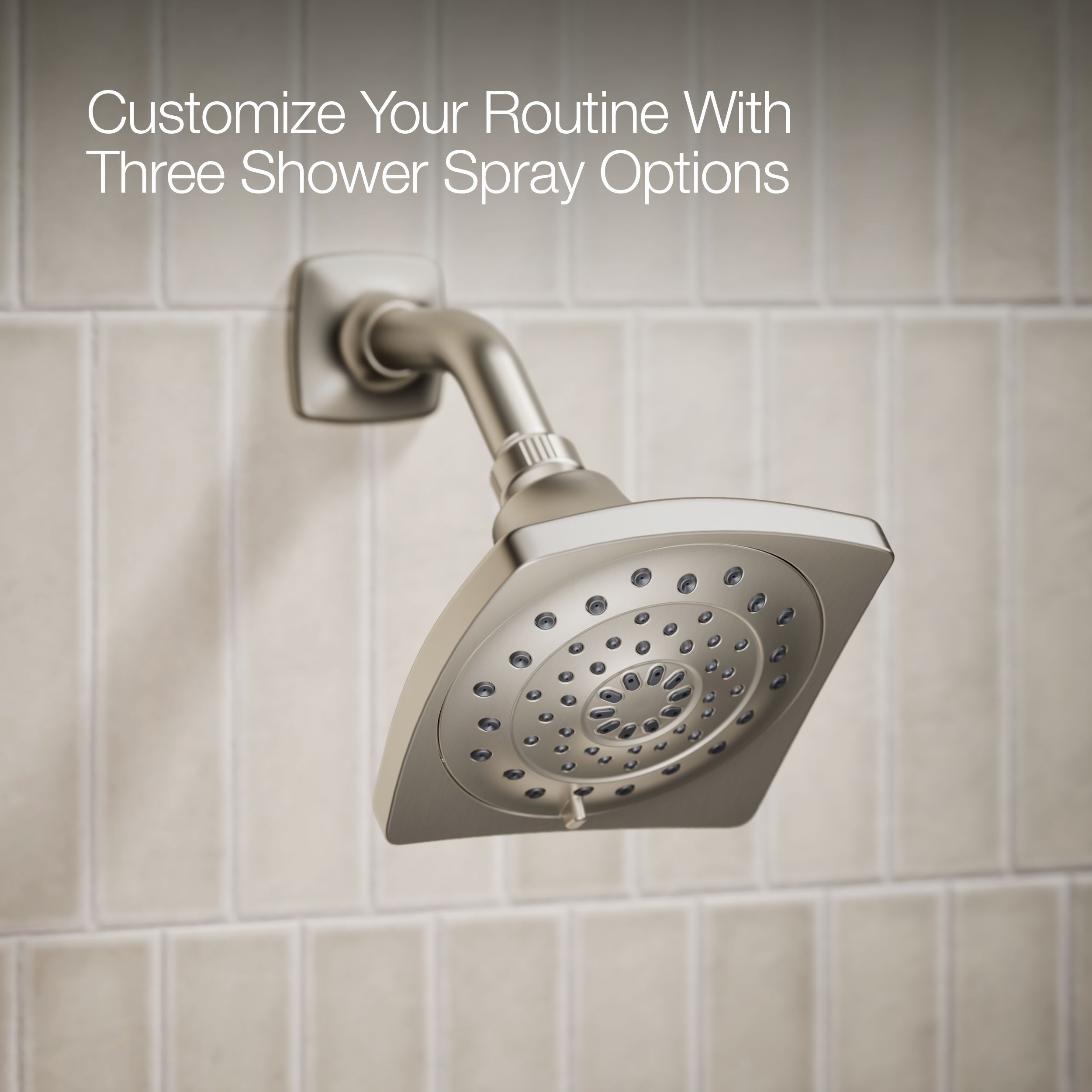 KOHLER Maxton Vibrant Brushed Nickel 1-handle Multi-function