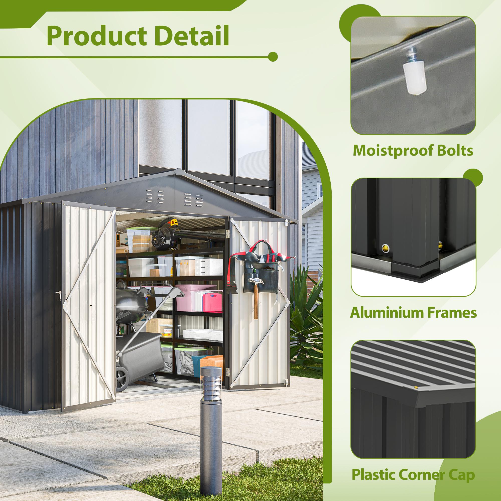 Bayfeve BF-250546-SD Metal-Storage-Buildings-Sheds - View #9