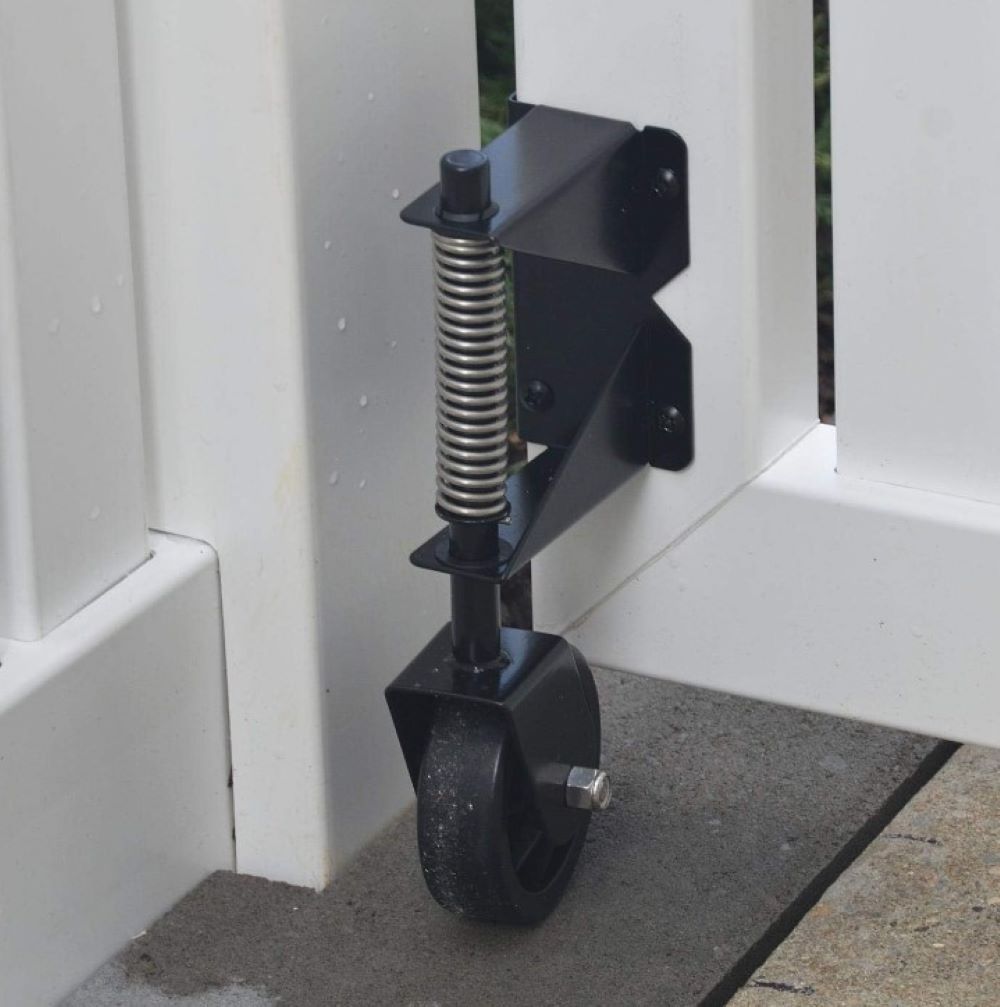 Capital Railing 2-in Black Steel Gate Wheel For Vinyl Fence In The ...