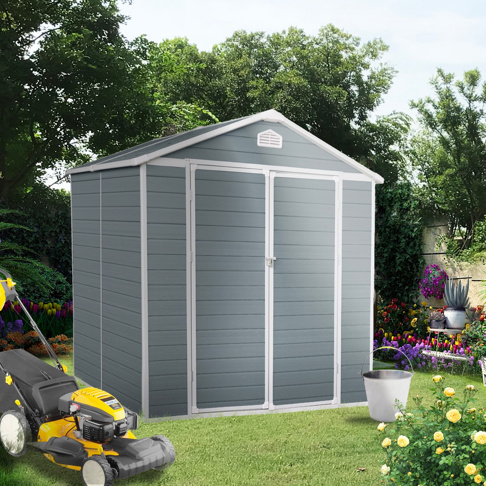Mondawe MD-WWC00021 Vinyl-Resin-Storage-Buildings - View #4
