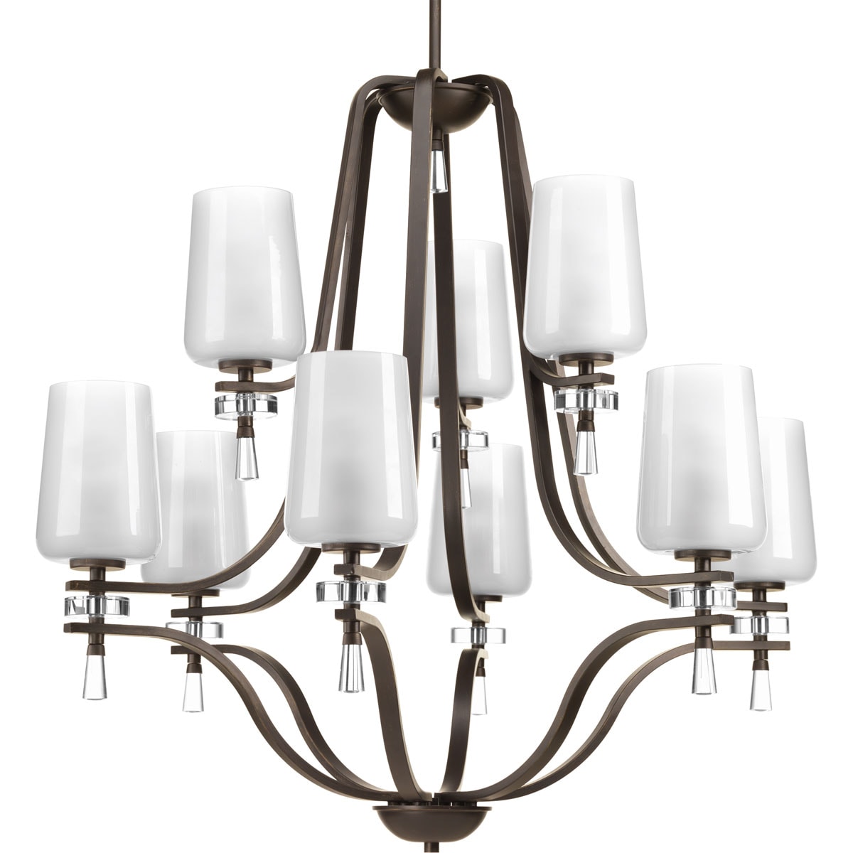 Progress Lighting Indulge Antique Bronze Transitional Chandelier At ...