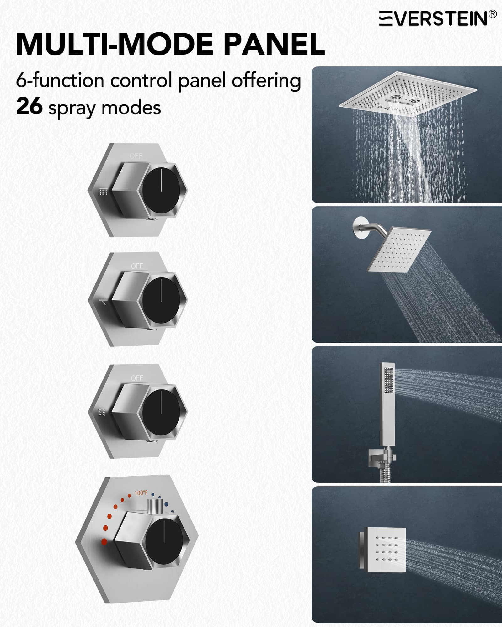EVERSTEIN SFS-1049-NK16 Tub-Shower-Faucets - View #6
