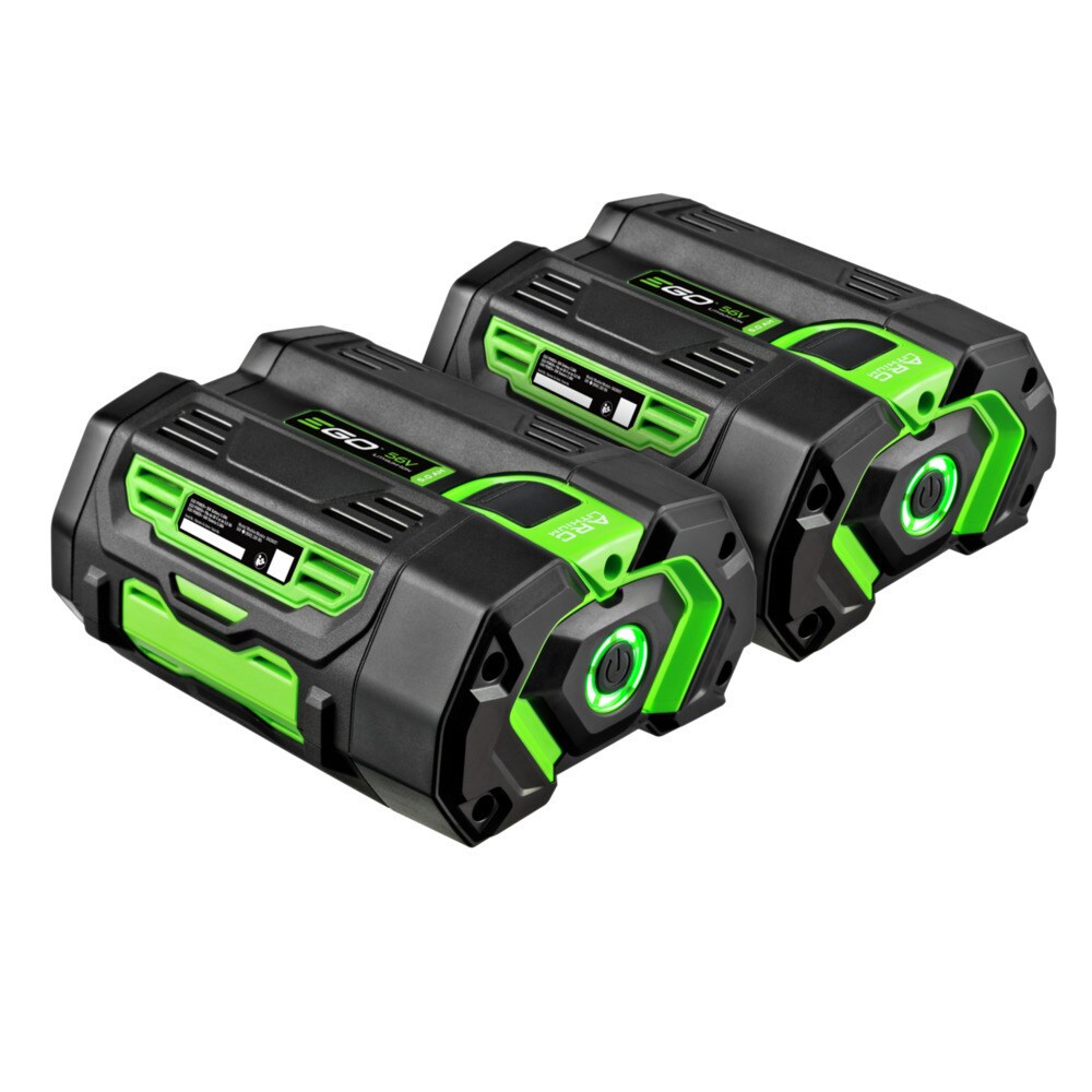 EGO 56-Volt 2-Pack 5 Ah; 5 Ah Lithium Ion (li-ion) Battery in the