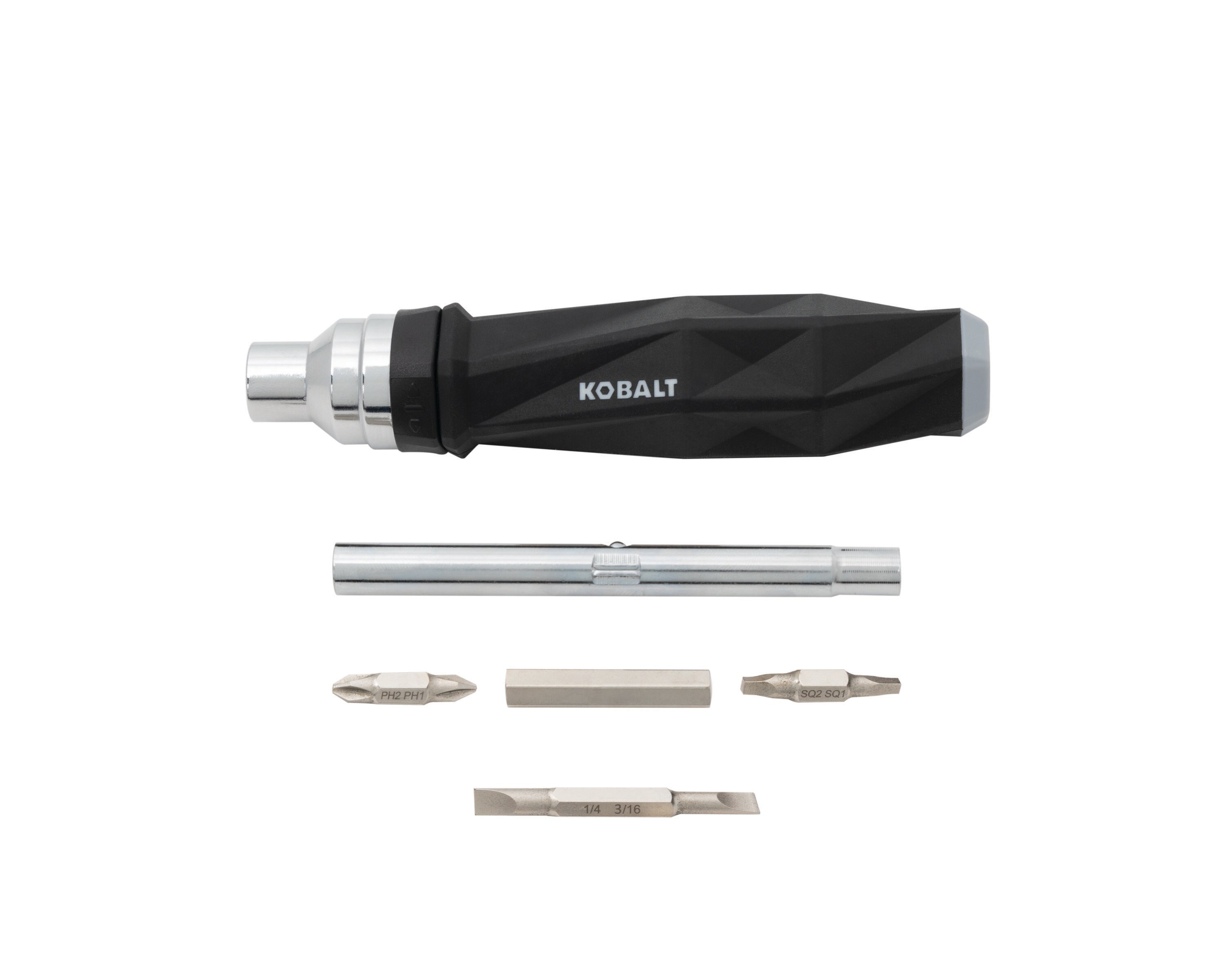 Kobalt 52283 10 -Piece 4-in Magnetic Ratcheting Multi-Bit Screwdriver Set