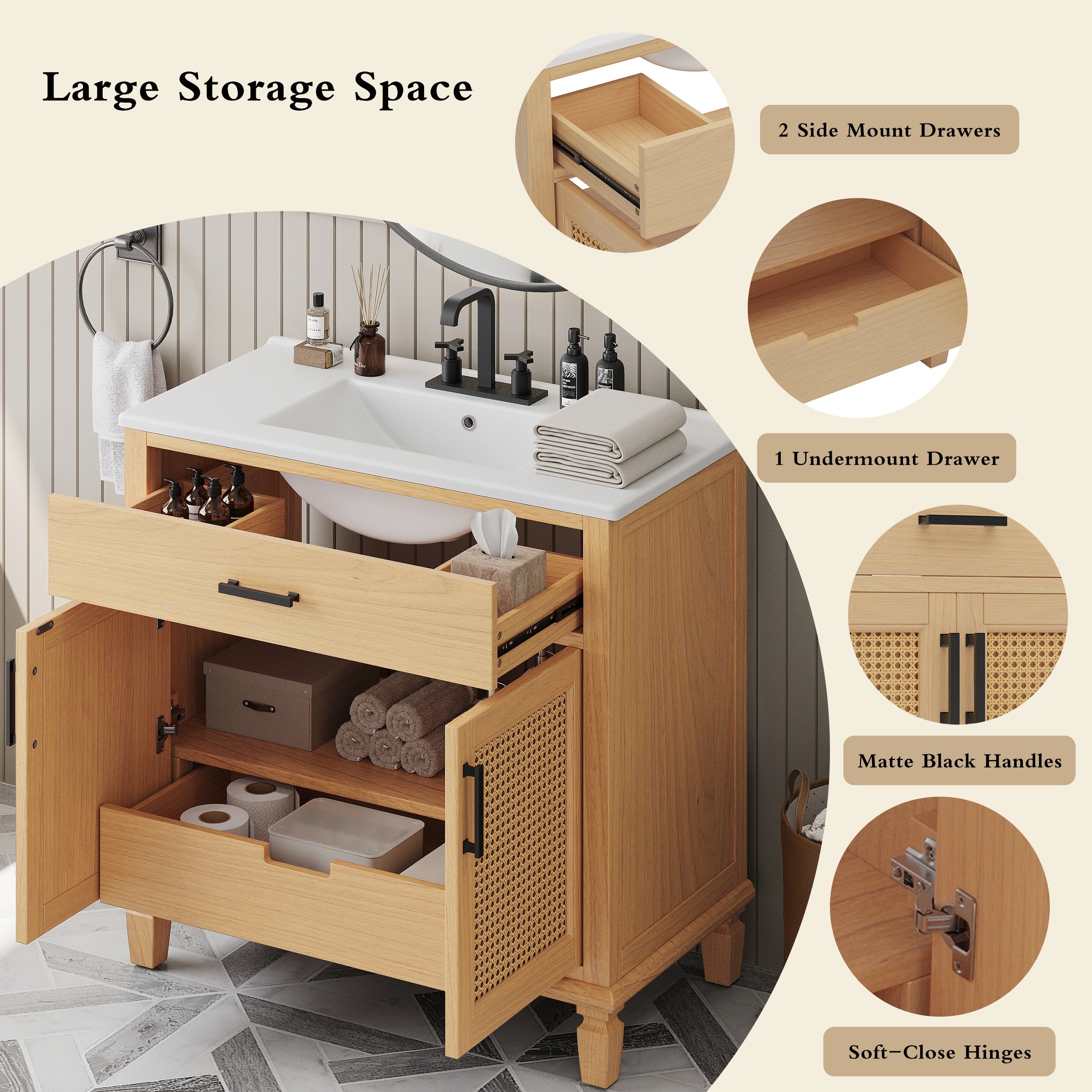 Boyel Living BL-NE-1077N Bath-Vanity-Combo - View #14