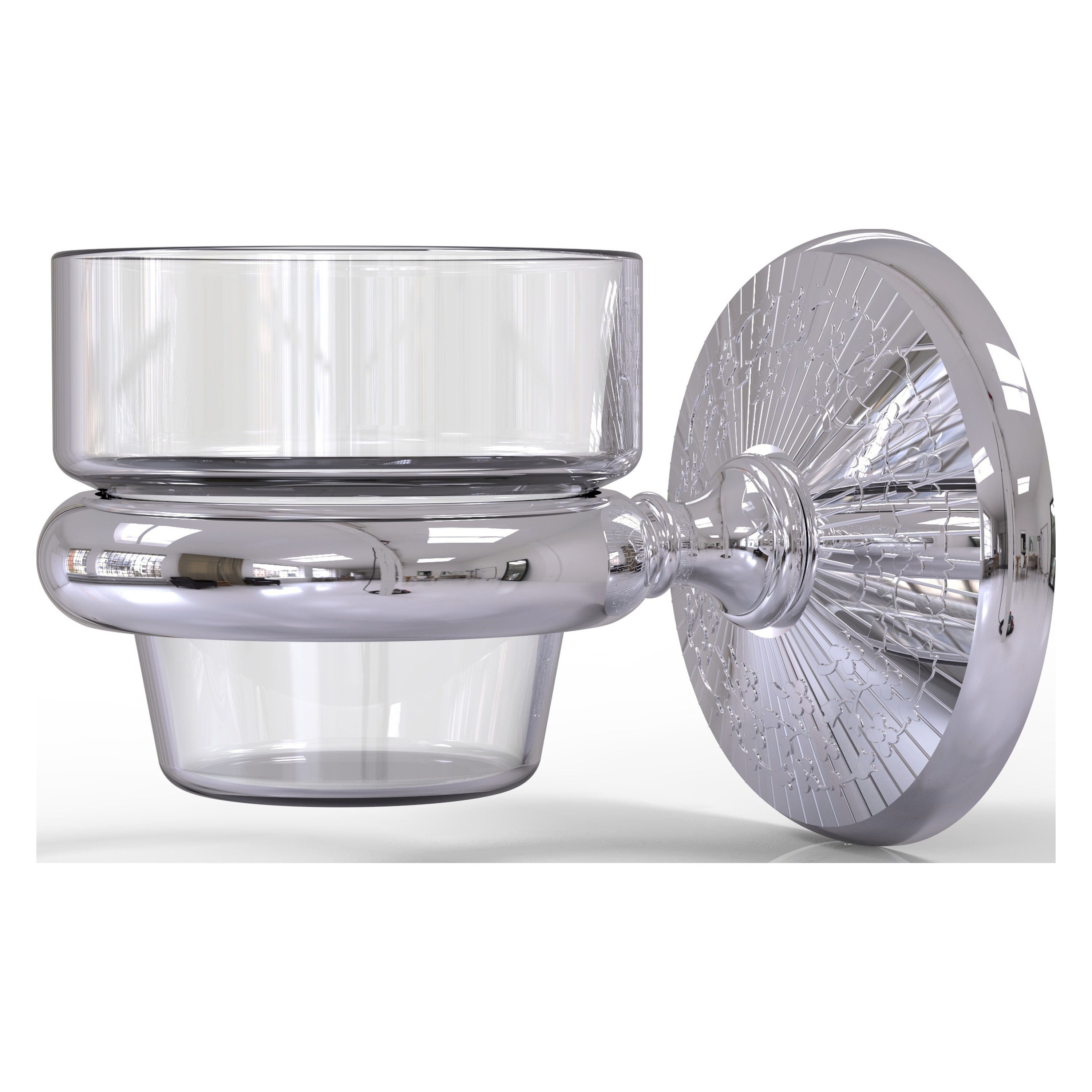 Allied Brass MC-64-PC 2 -Piece Monte Carlo Polished Chrome Decorative Bathroom Hardware Set Included