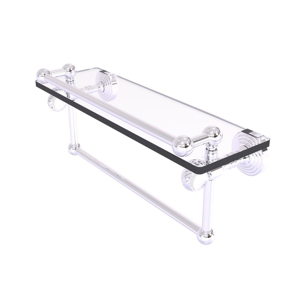 Allied Brass PG-1TBT-16-GAL-PC Pacific Grove Polished Chrome Wall mount Bathroom Shelf ( 16-in x 6.8-in x 5-in )