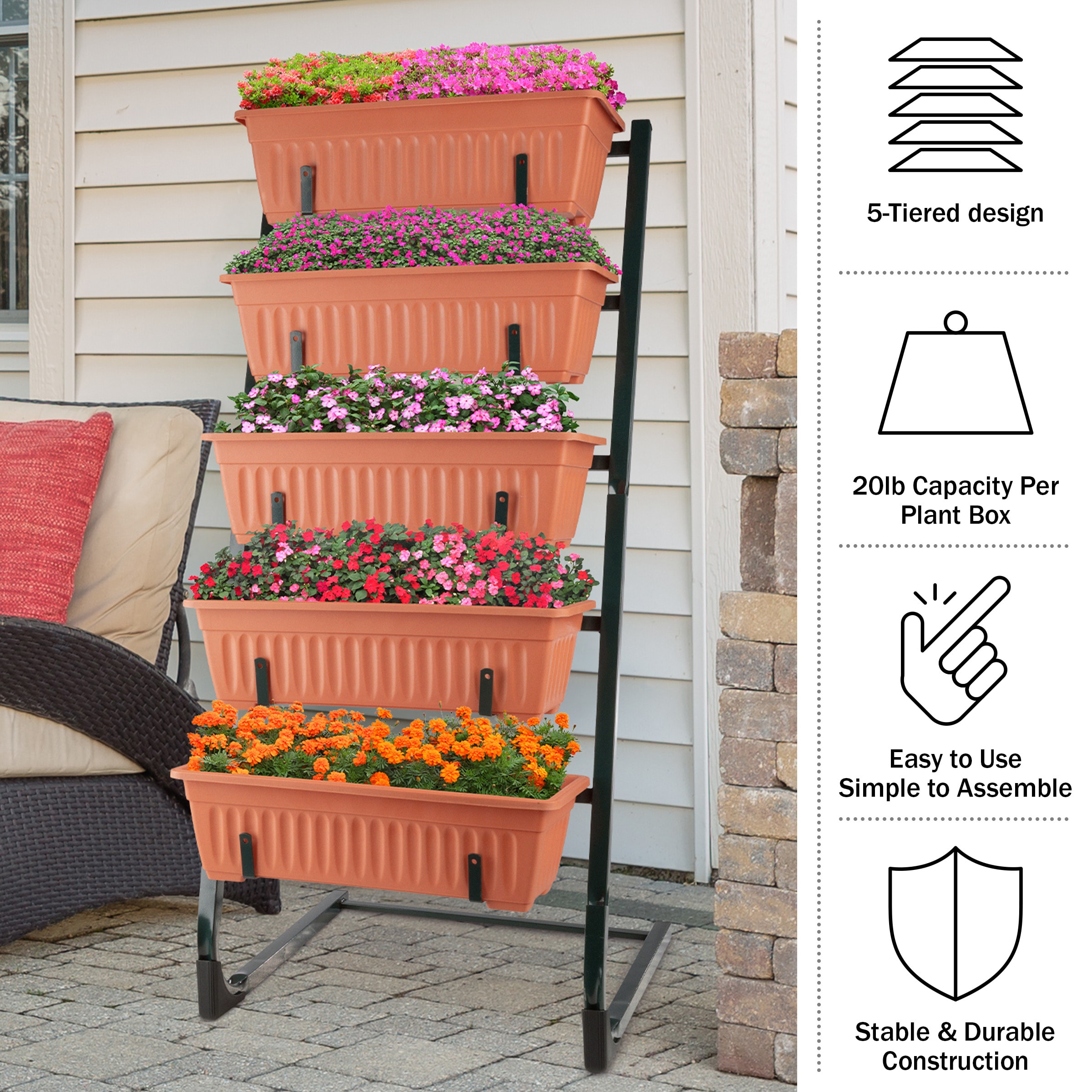 Pure Garden 50-LG1412 Planter-Window-Box - View #3