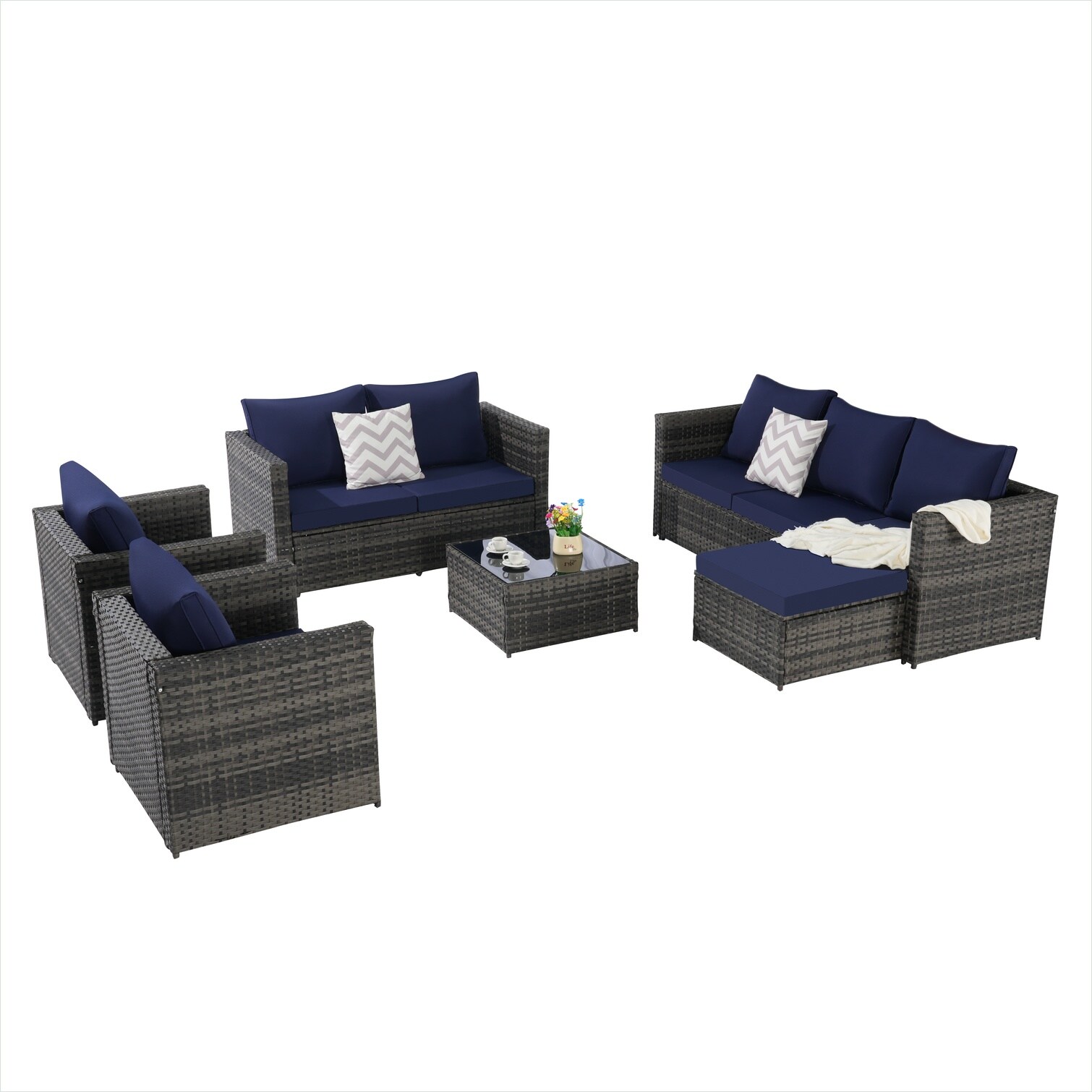 SunJet QNTBUWKDWDYD Patio-Conversation-Sets - View #6
