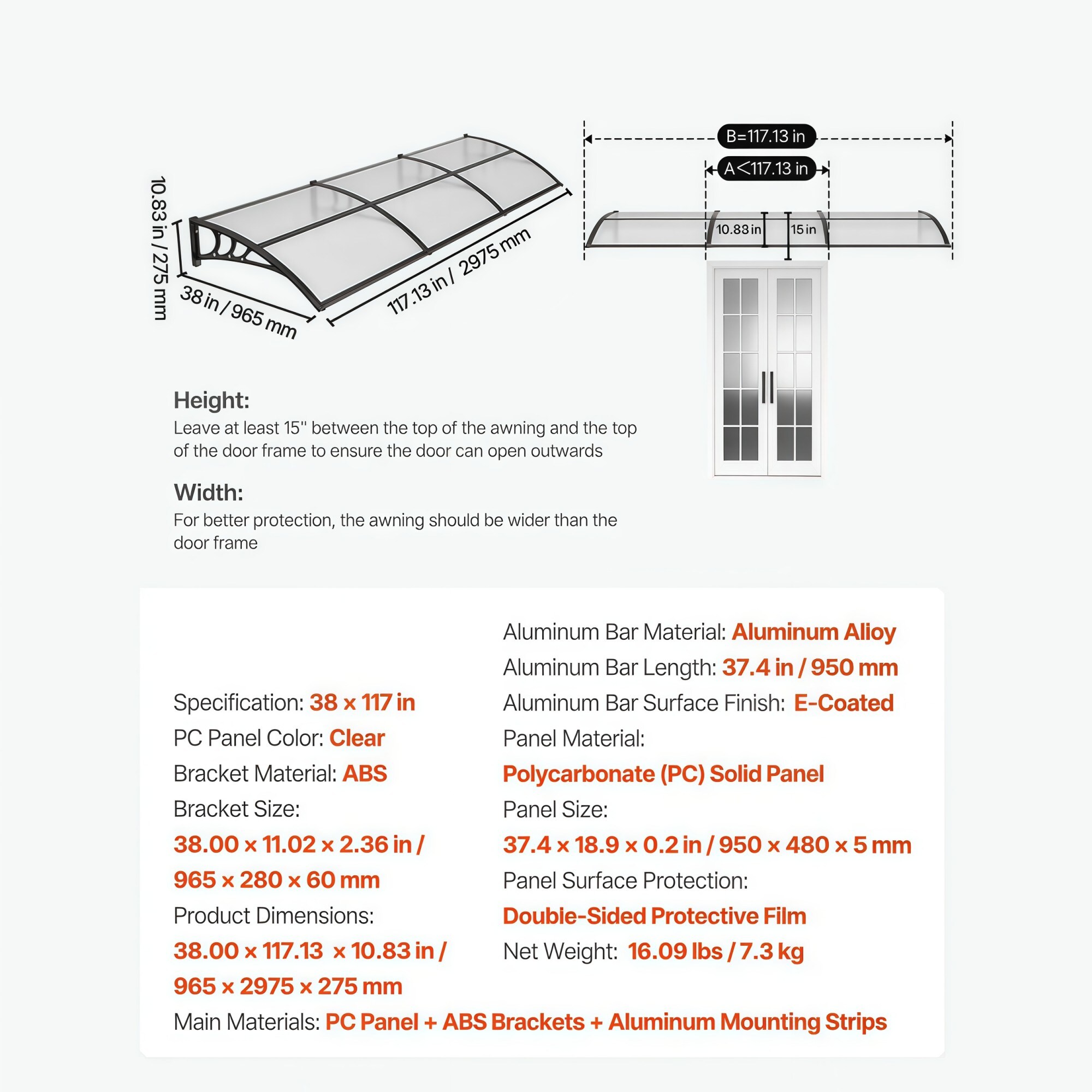 Numhew NH-WILL-0296-WY awnings - View #8