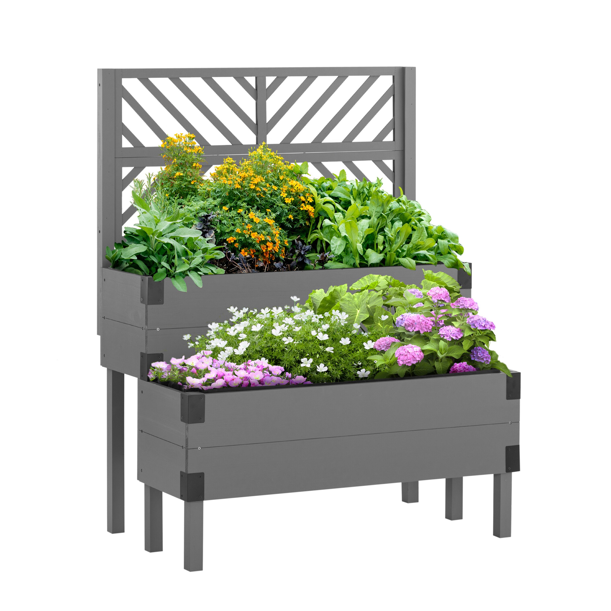 AHIOU HOME ZAAHG-P174415GB Raised-Planter-Boxes - View #2