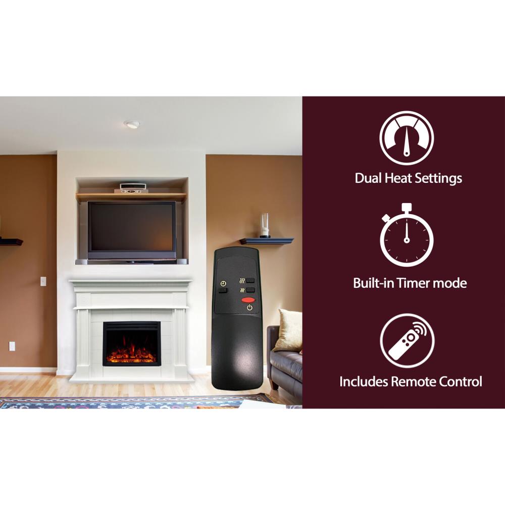Cambridge CAM4815-1WHTLG3 Electric-Fireplaces - View #2