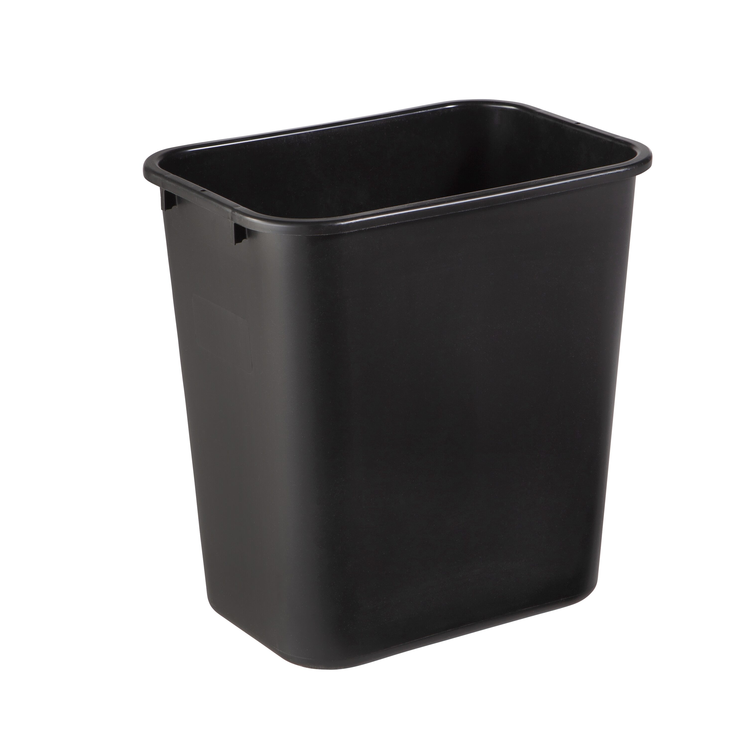 Hefty 3.5-Gallons Black Plastic Kitchen Trash Can Indoor