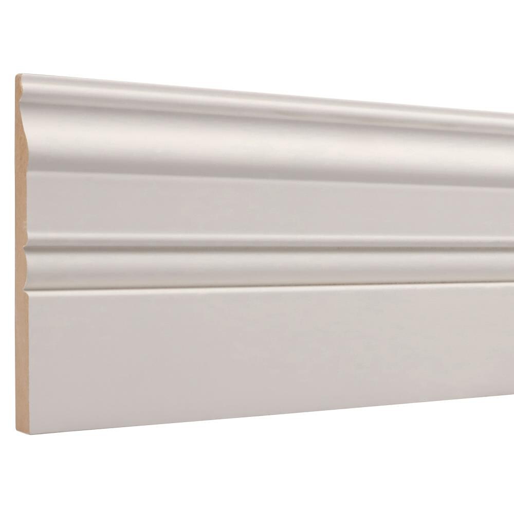 Empire Moulding & Millwork 19/32-in 16-ft Primed Baseboard Moulding at ...