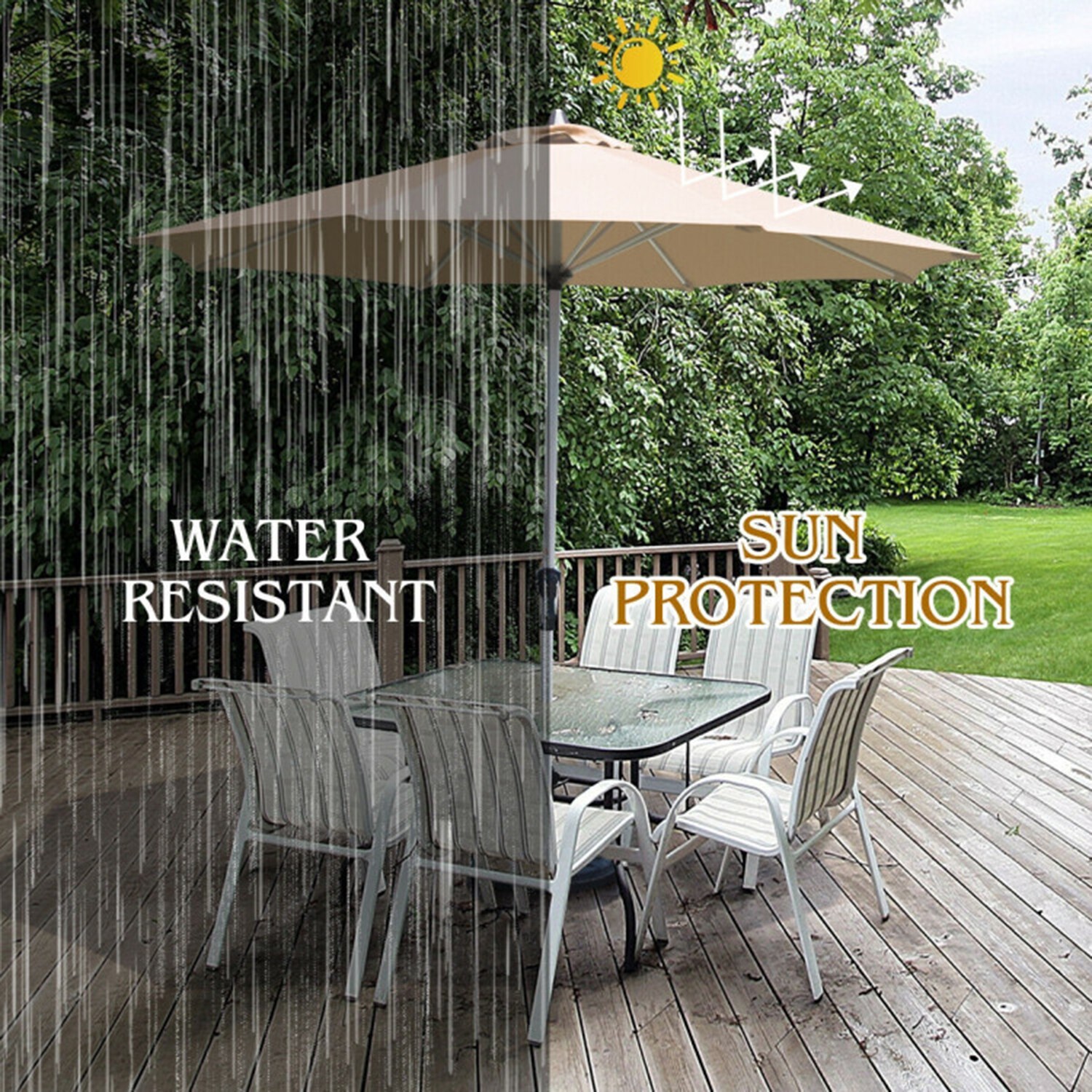 GZMR GZ-DHF5248-BGE Umbrellas-2 - View #6