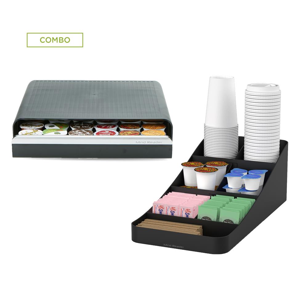 Mind Reader COMP726-BLK Coffee-Beverage-Organizers - View #2