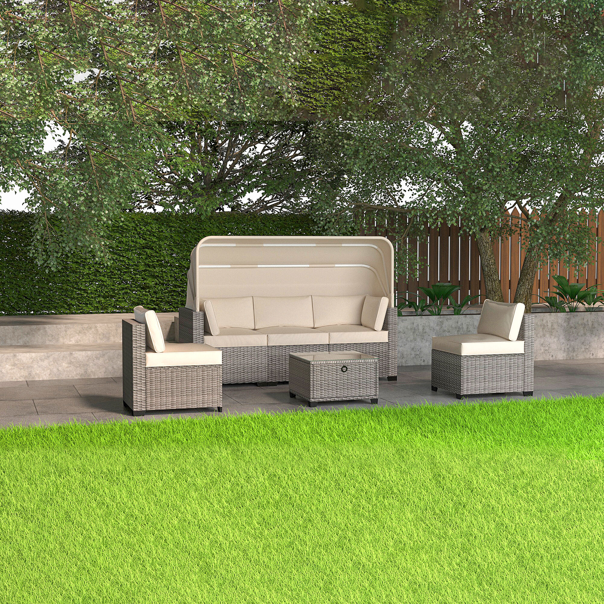 Bybafun YA0100128 Patio-Conversation-Sets - View #7