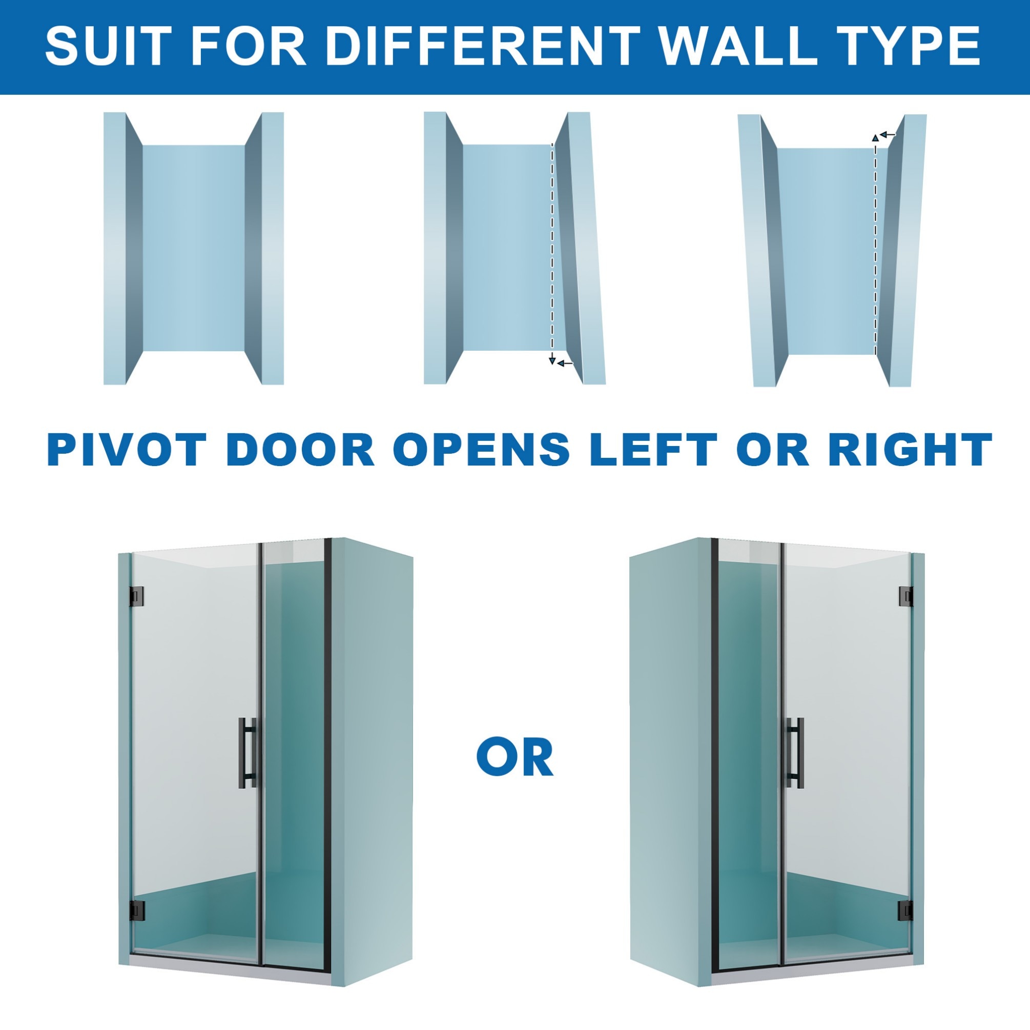 WELLFOR FLEX-25-12MB Shower-Doors - View #4