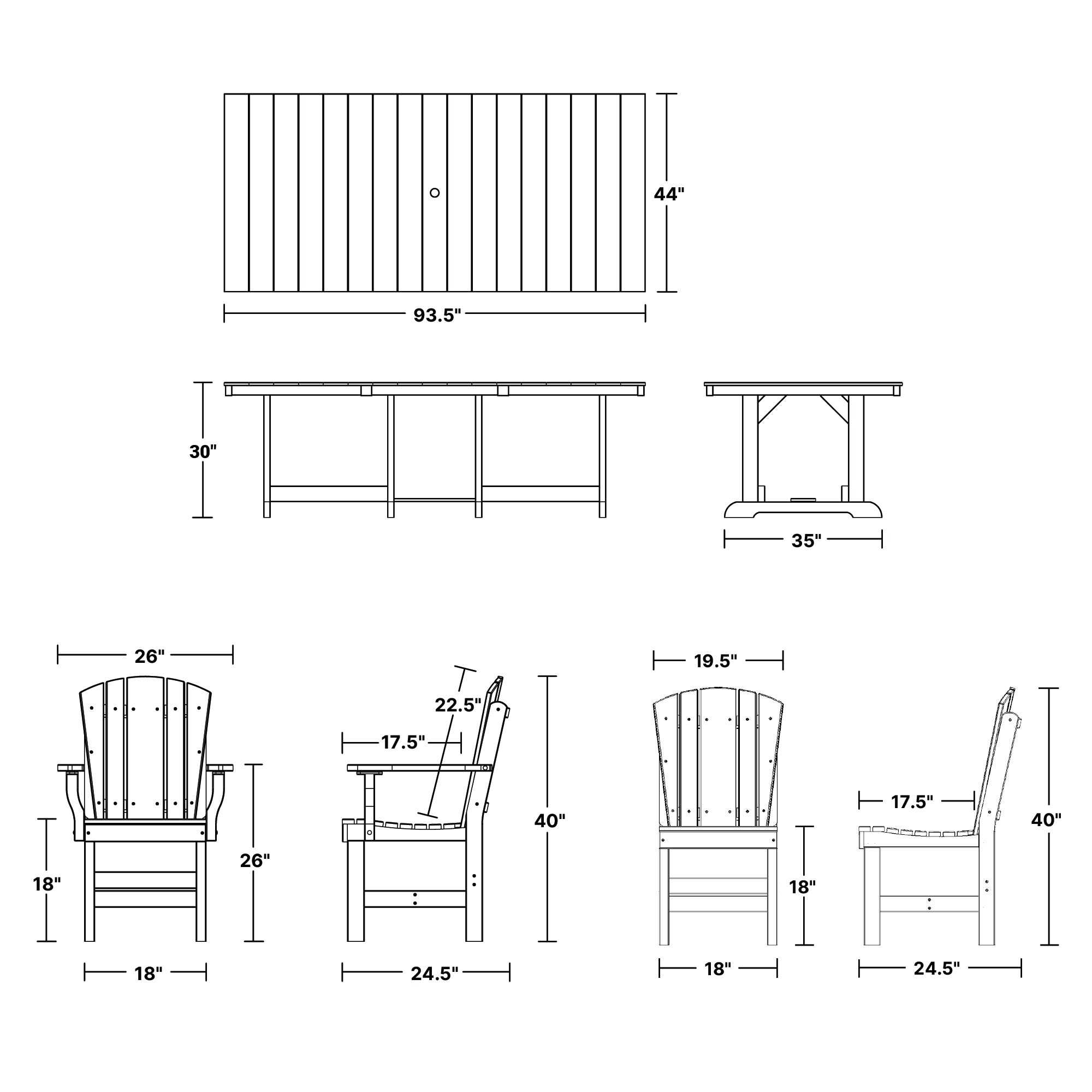 Wildridge LCC-190-TG Patio-Dining-Sets - View #8