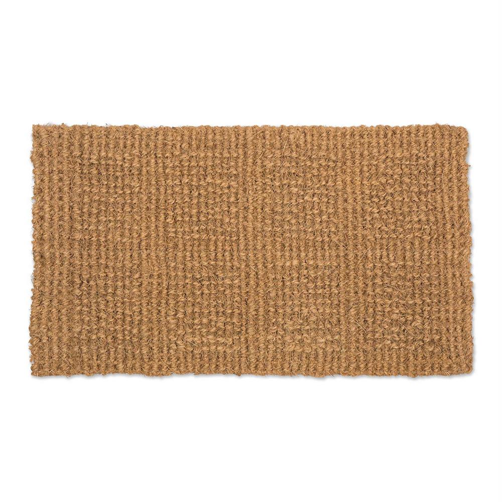J&M 4230 1-4/7-ft x 2-ft Plain Tile Loop Coir/Vinyl Rectangular Indoor or Outdoor Door Mat