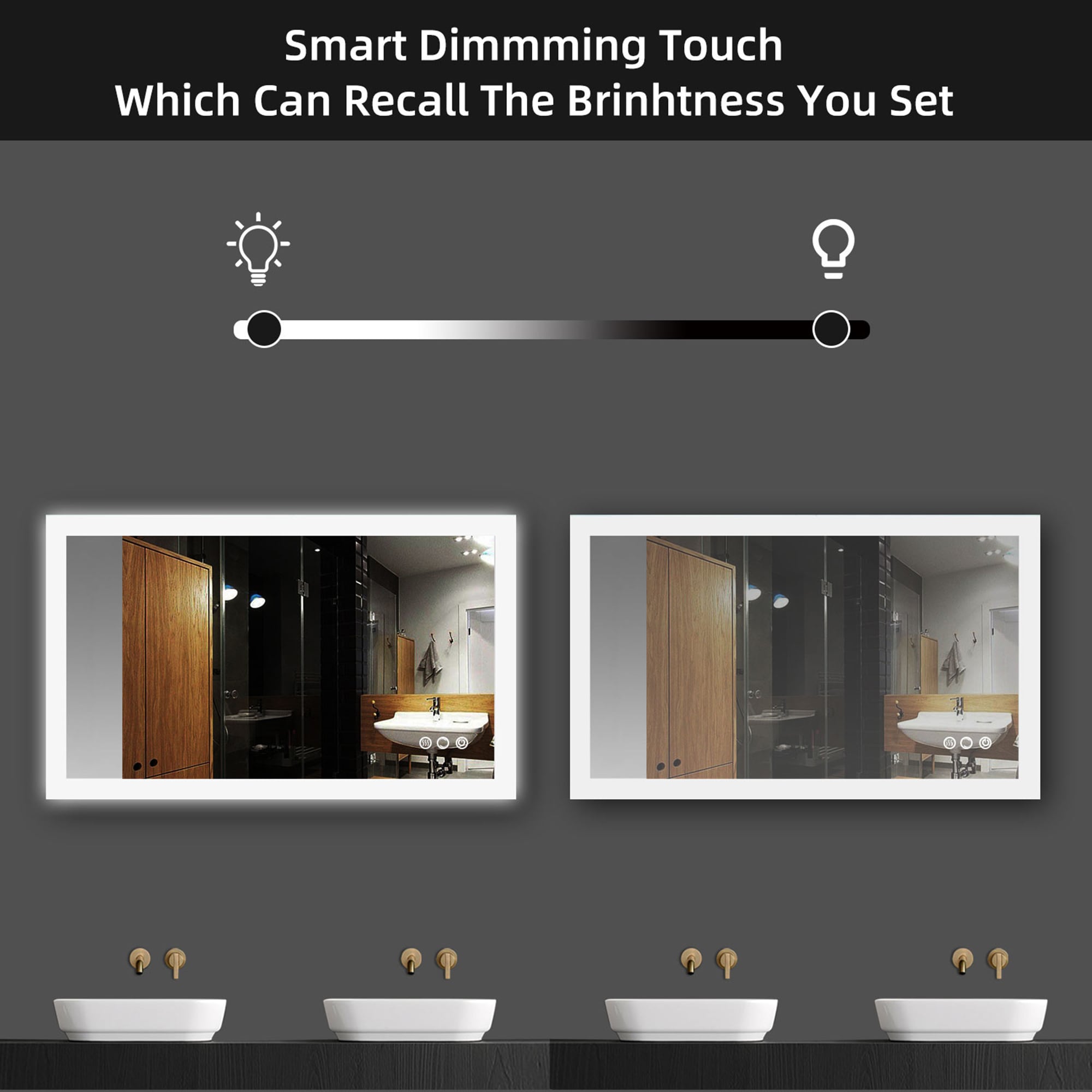 CASAINC CV-W54326745 Framed-Bath-Mirrors - View #4