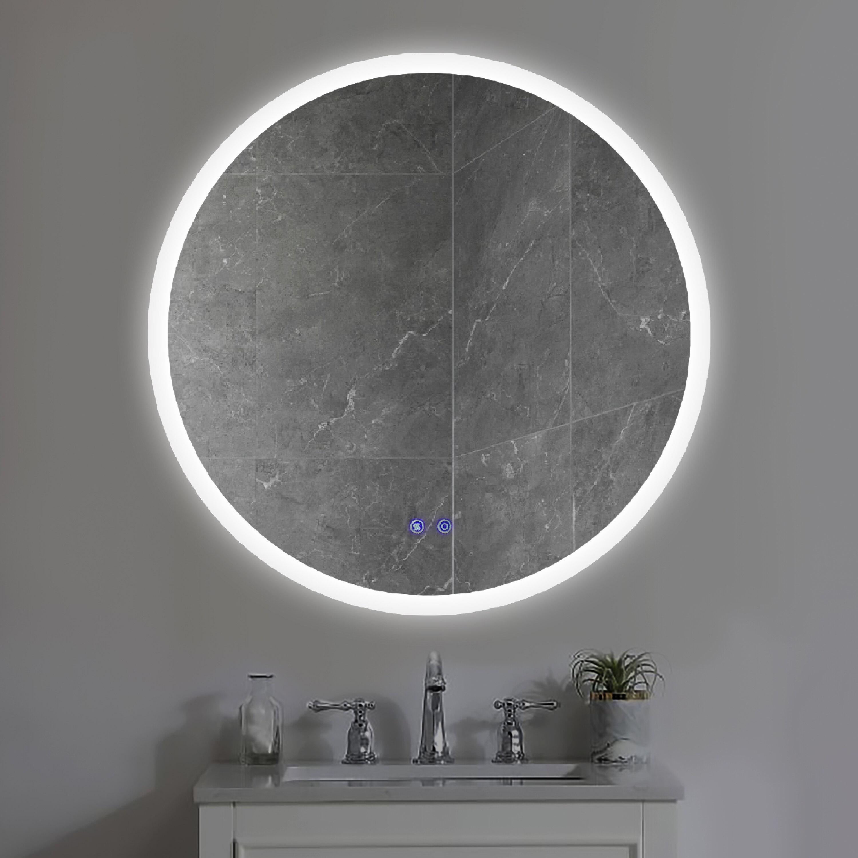 WELLFOR AMBK-R2424 Framed-Bath-Mirrors - View #7