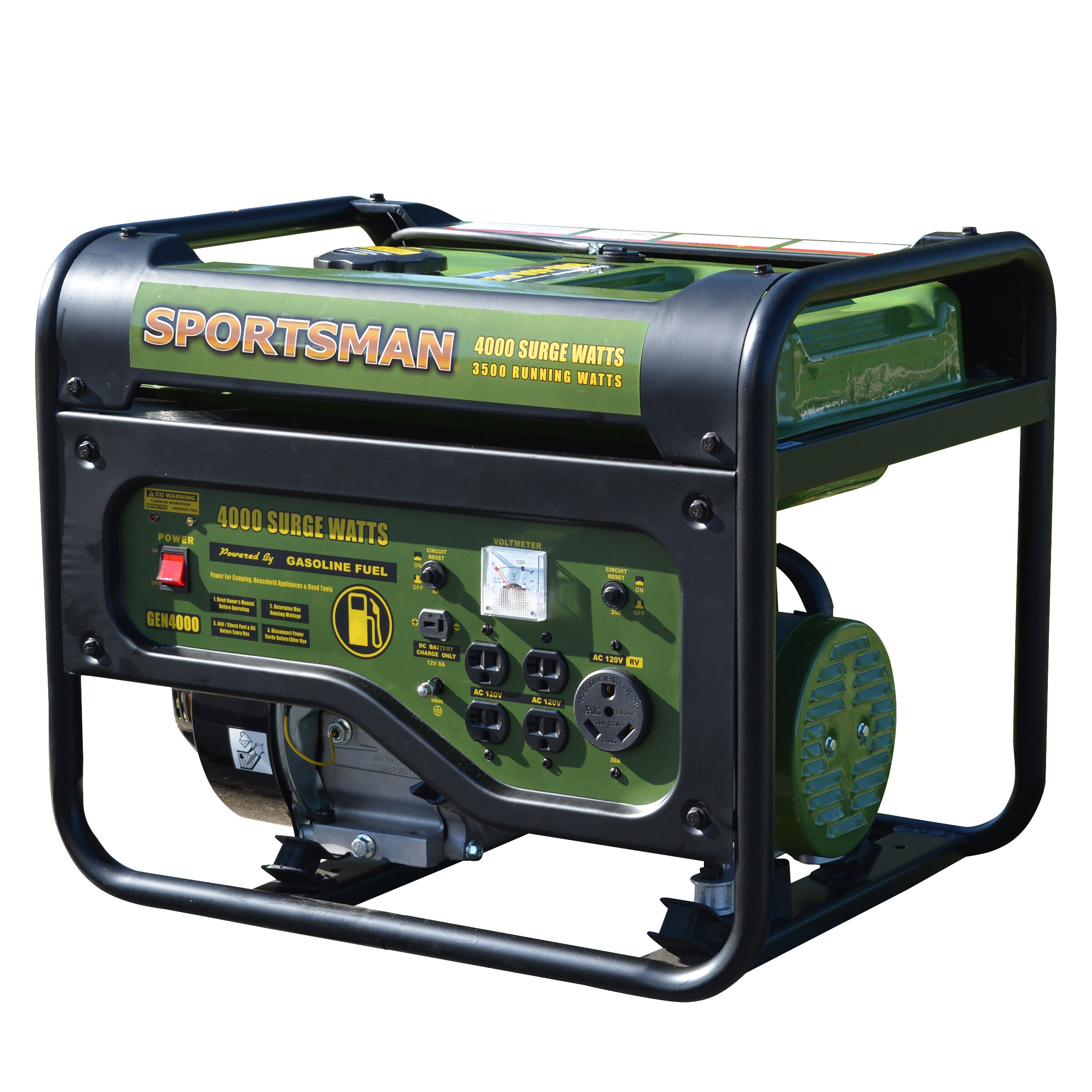 Sportsman 3500-Watt Portable Generator with Carbon Monoxide Sensor and  Automatic Voltage Regulation in the Portable Generators department at