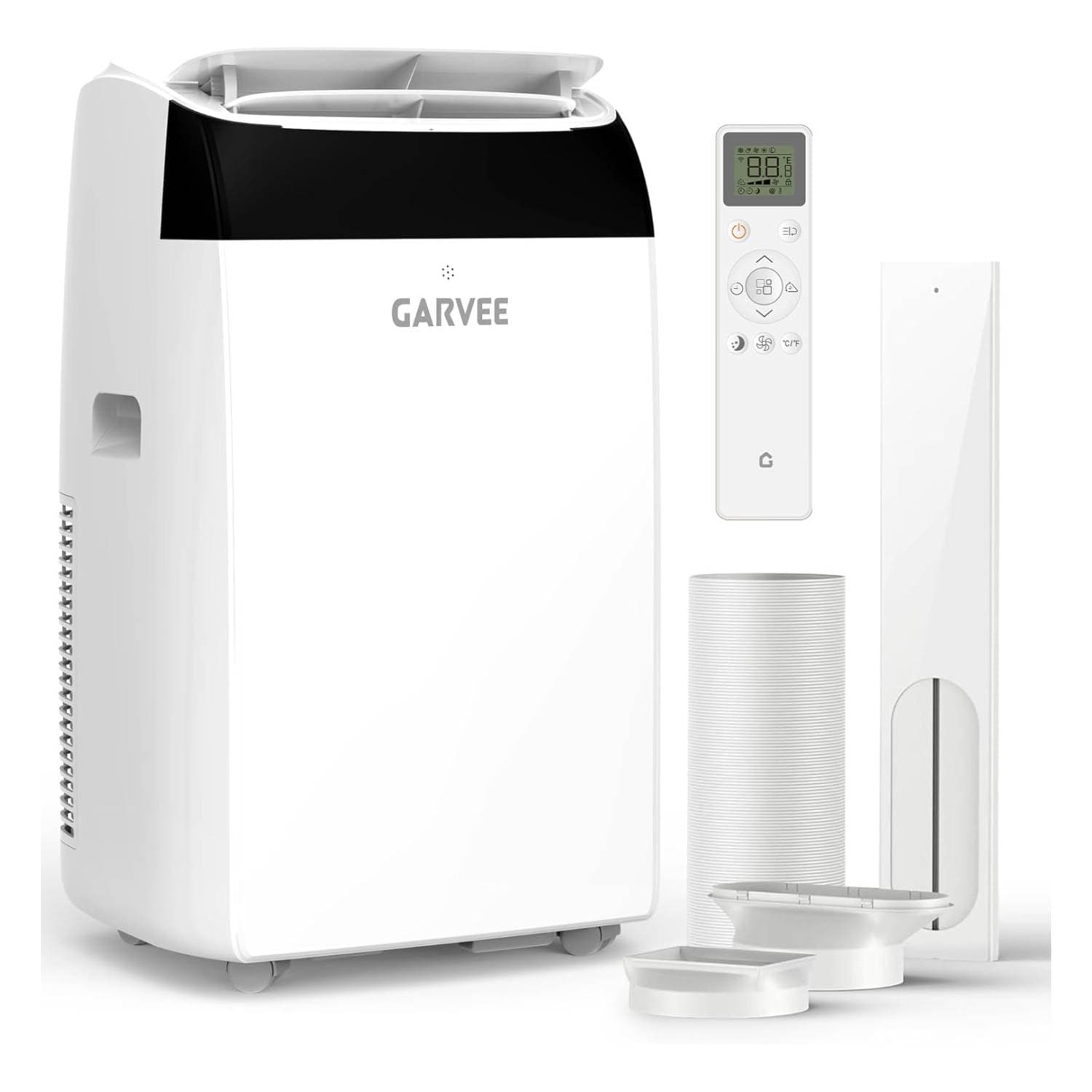 Qeetex - 14000 BTU Portable Air Conditioner Energy Efficient with Dehumidifier Fan Sleep Mode 3 S...
