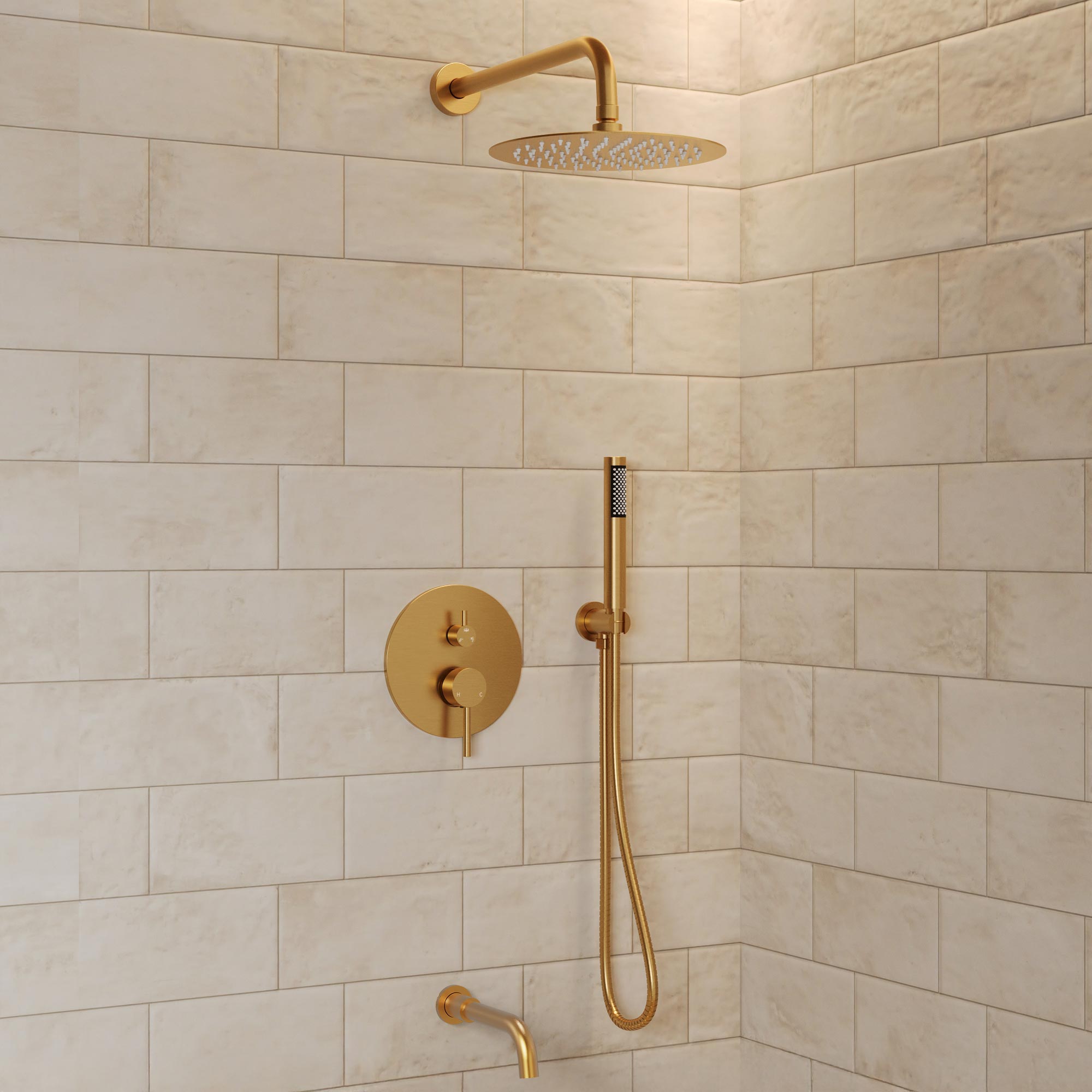 GRANDJOY SGF66GJ-12-BG10 Tub-Shower-Faucets - View #2